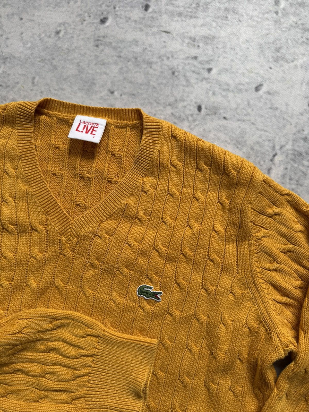 Lacoste Knit Lacoste Live yellow sweater💛🧡 Size US M / EU 48-50 / 2 - 3 Thumbnail