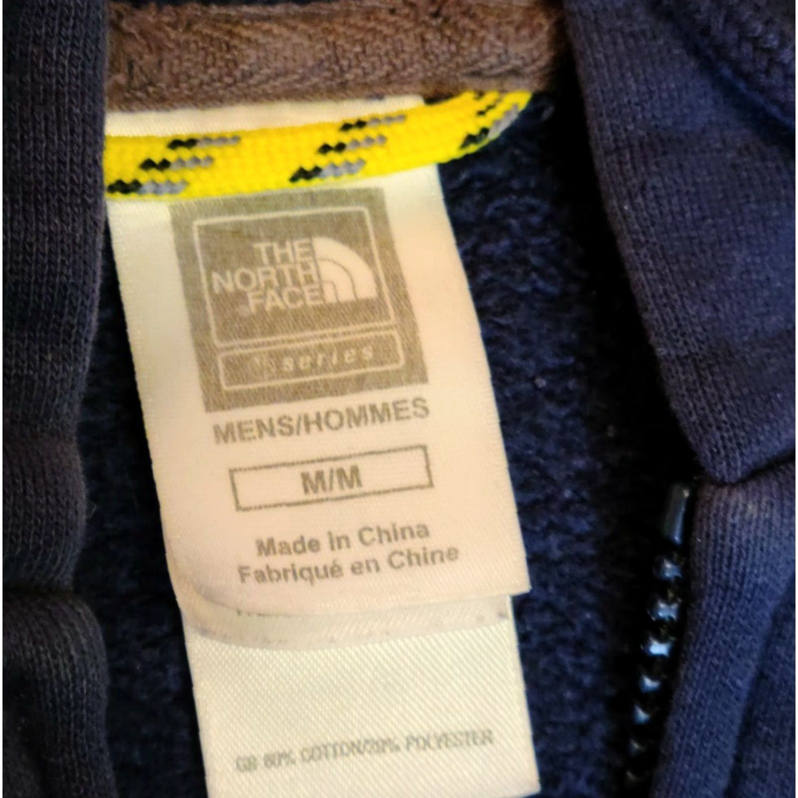 The North Face VINTAGE THE NORTH FACE Hoodie Mens M Navy Blue Full Zip Hooded Sweatshirt (READ) Size US M / EU 48-50 / 2 - 7 Thumbnail