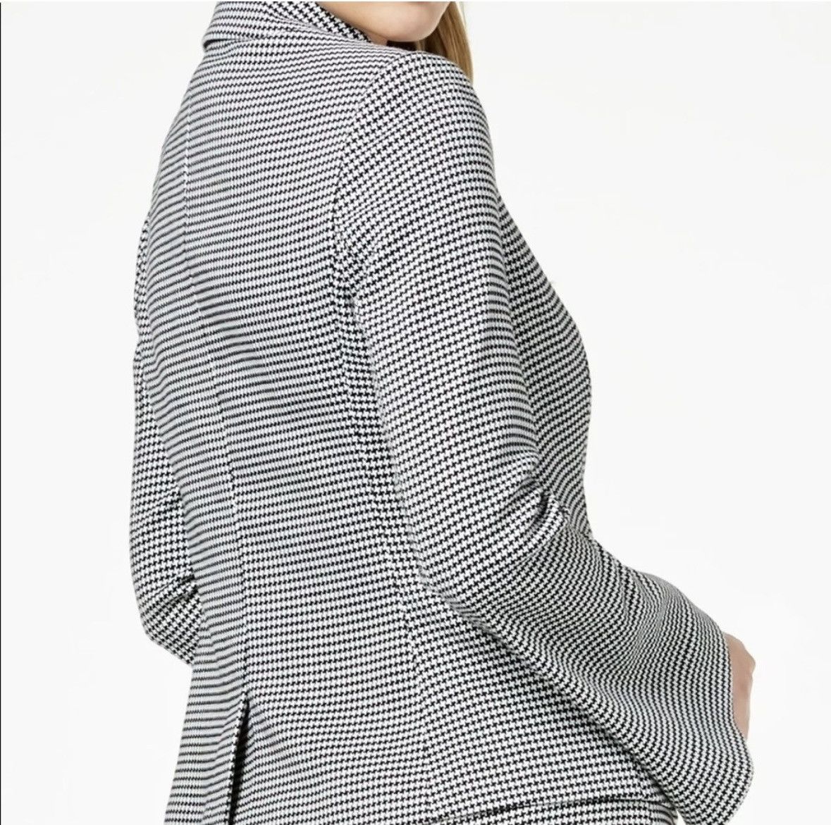 Rachel Zoe RACHEL Zoe Houndstooth Blazer Size XS / US 0-2 / IT 36-38 - 2 Thumbnail
