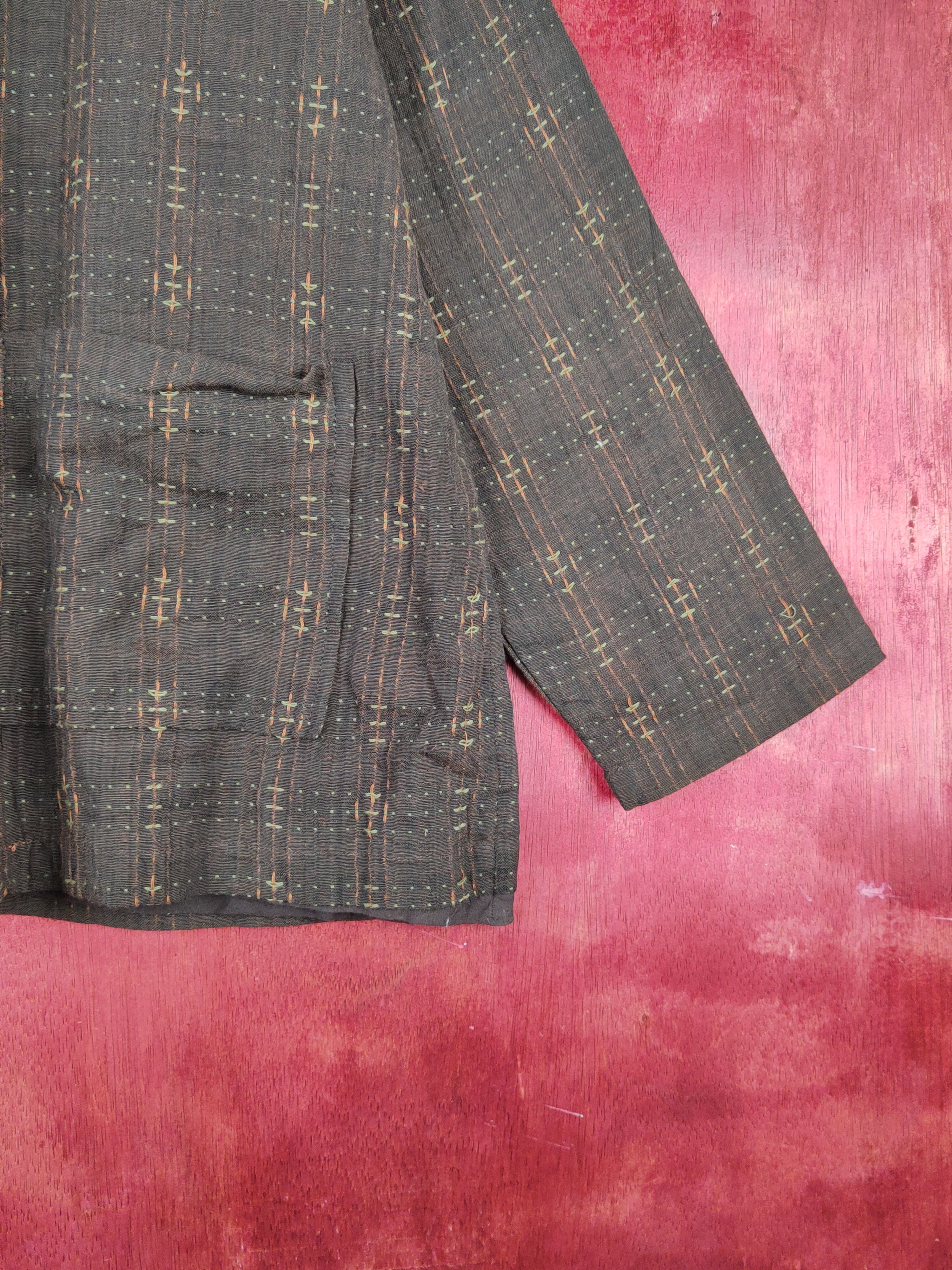 Japanese Brand × Vintage Antenne Trois Dark Brown Button Ups #S1355 Size XL / US 12-14 / IT 48-50 - 6 Thumbnail