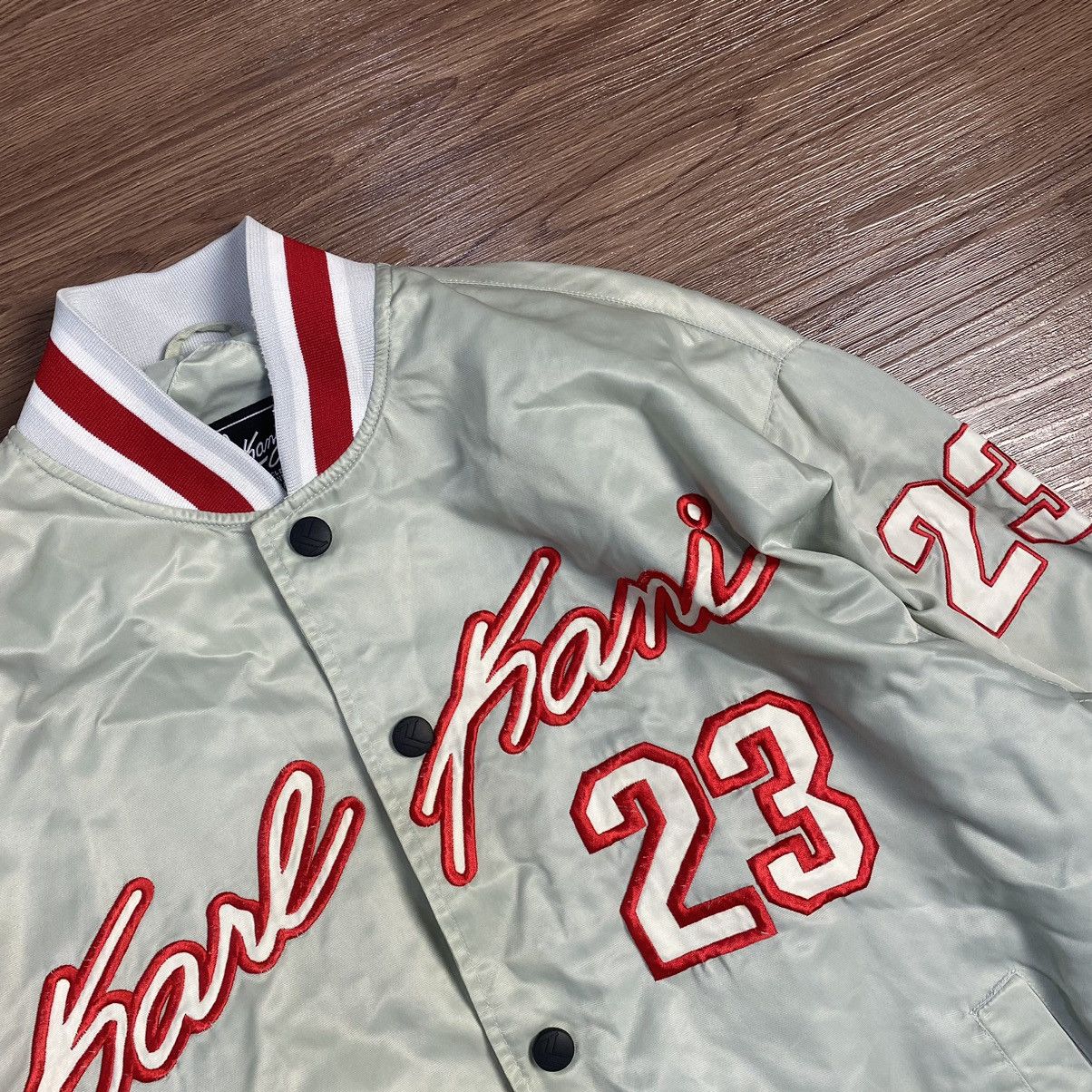 Karl Kani Karl Kani Bomber Satin Varsity Jacket Jordan 23 Size US S / EU 44-46 / 1 - 2 Thumbnail