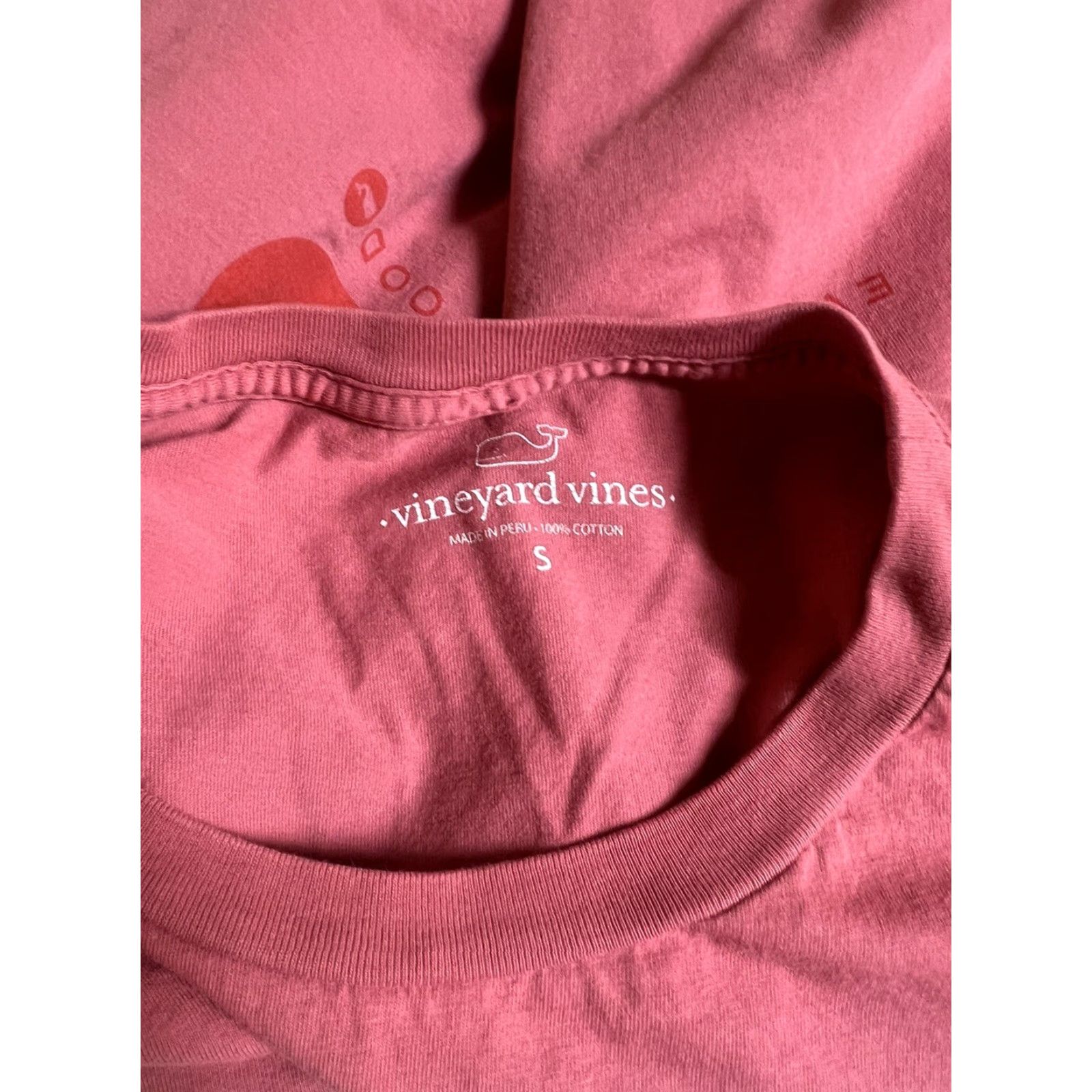 Vineyard Vines Vineyard Vines Men's Long Sleeve T-Shirt Pocket Crew Neck Nantucket Red Small Red Whale Graphic Nantucket Red Size US S / EU 44-46 / 1 - 5 Thumbnail