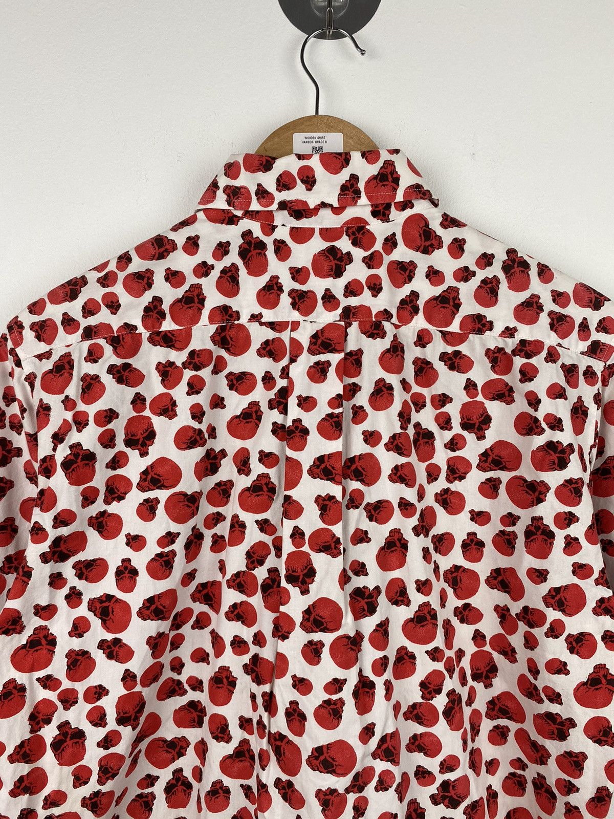 If Six Was Nine Red Skull Button Up Shirt Size US M / EU 48-50 / 2 - 6 Thumbnail