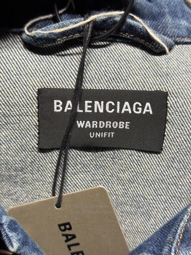 Balenciaga Balenciaga Graffiti Denim Jacket Size US M / EU 48-50 / 2 - 3 Thumbnail