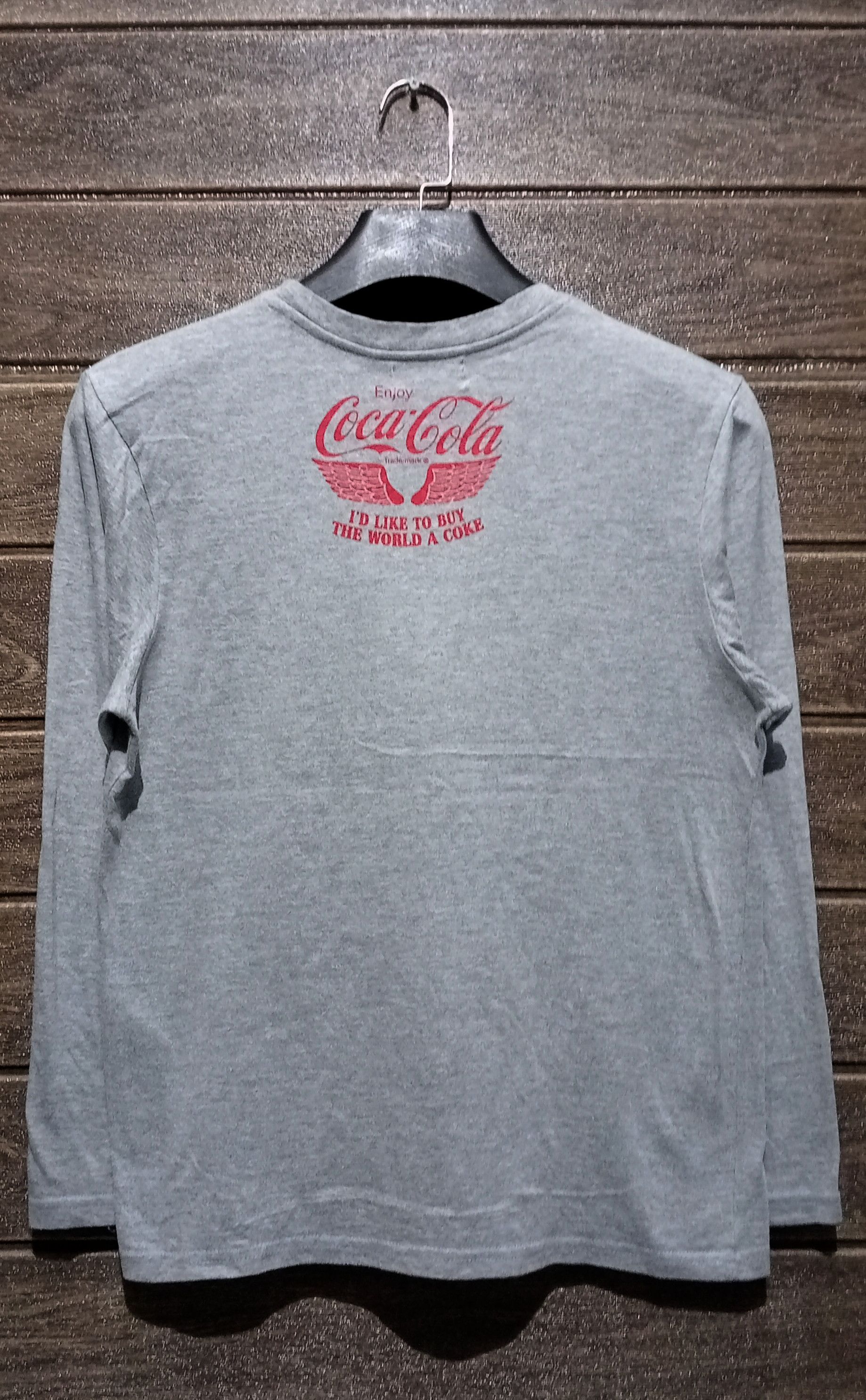Coca Cola Coca-Cola Long Sleeve Tshirt Very Rare Size US M / EU 48-50 / 2 - 5 Thumbnail