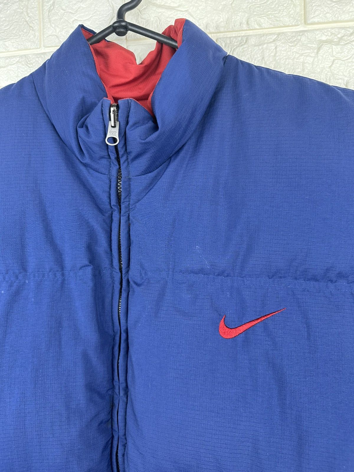 Nike Vintage 00s Nike Down Vest Big Logo Jacket Size US XXL / EU 58 / 5 - 4 Thumbnail