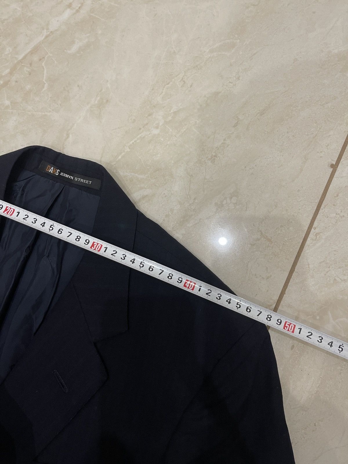 DAKS Daks wool blue blazer classic jacket sport coat men’s 90s Size 42S - 10 Thumbnail