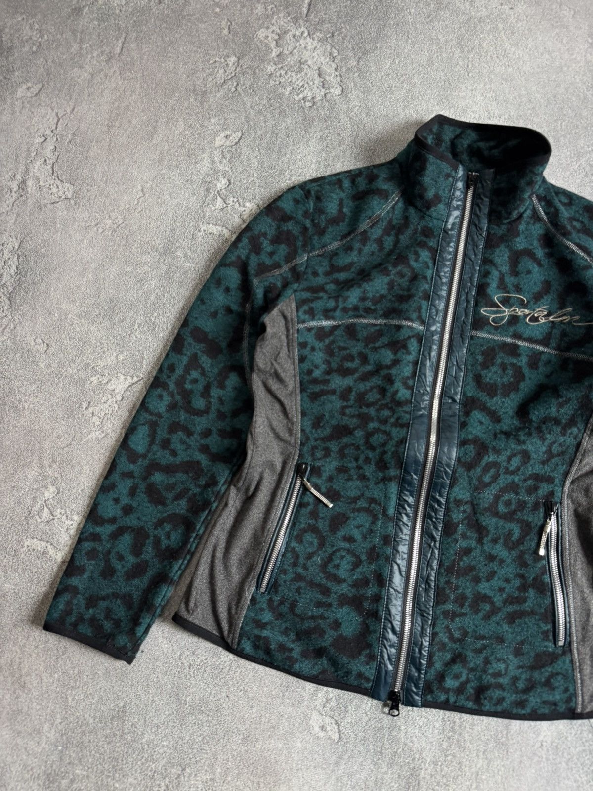 Sportalm Kitzbuhel SPORTALM USA12/I48 all printed leopard 🐆 fleece zip jacket Size XL / US 12-14 / IT 48-50 - 7 Thumbnail