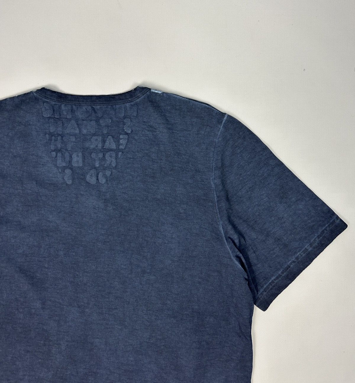 Maison Margiela Maison Martin Margiela AIDS Awareness Garment Dyed T-Shirt Size US M / EU 48-50 / 2 - 11 Thumbnail