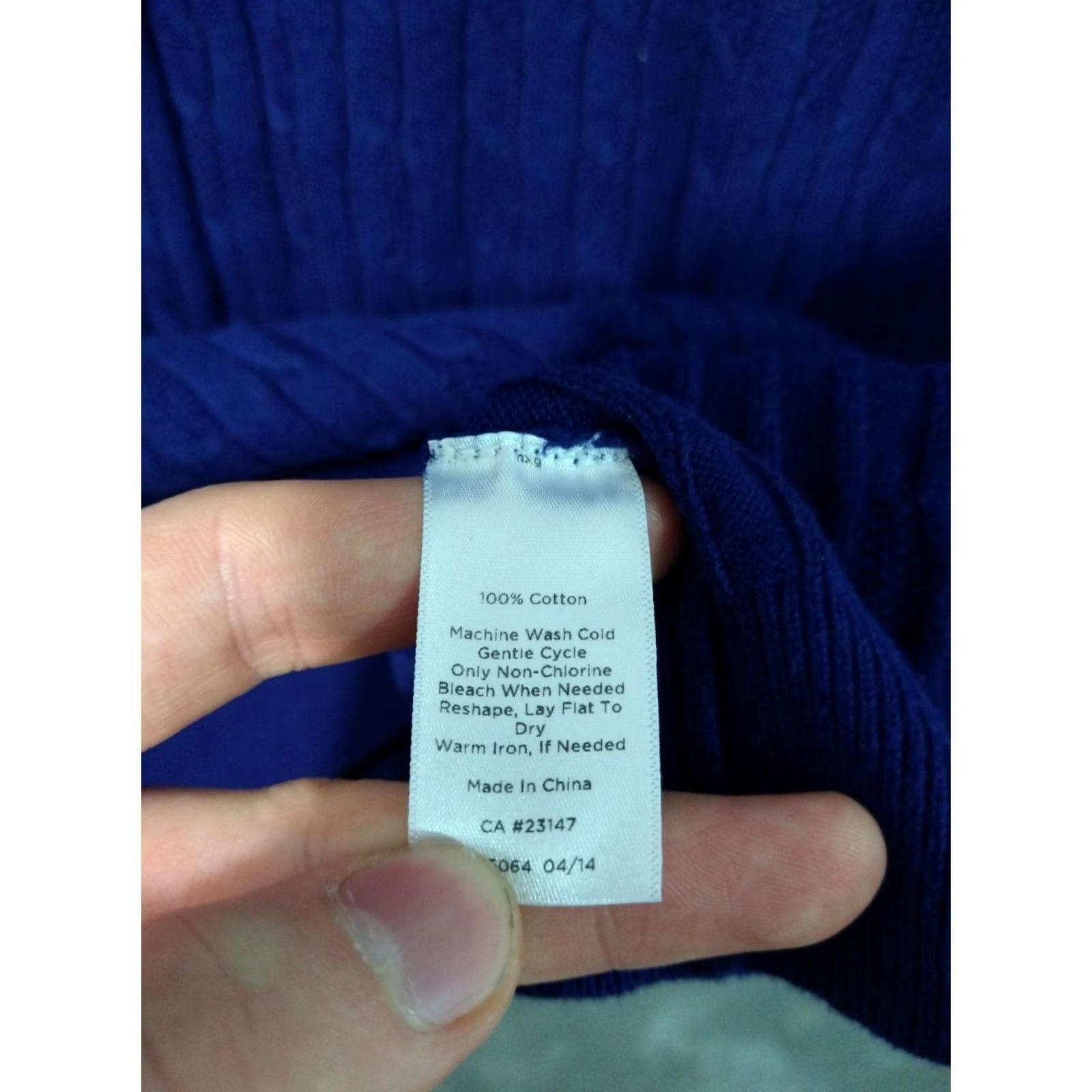 Talbots VINTAGE Talbots Sweater Womens 1X Plus Turtleneck Cable Neck Pullover Cotton Lot of 2 Size XL / US 12-14 / IT 48-50 - 6 Thumbnail