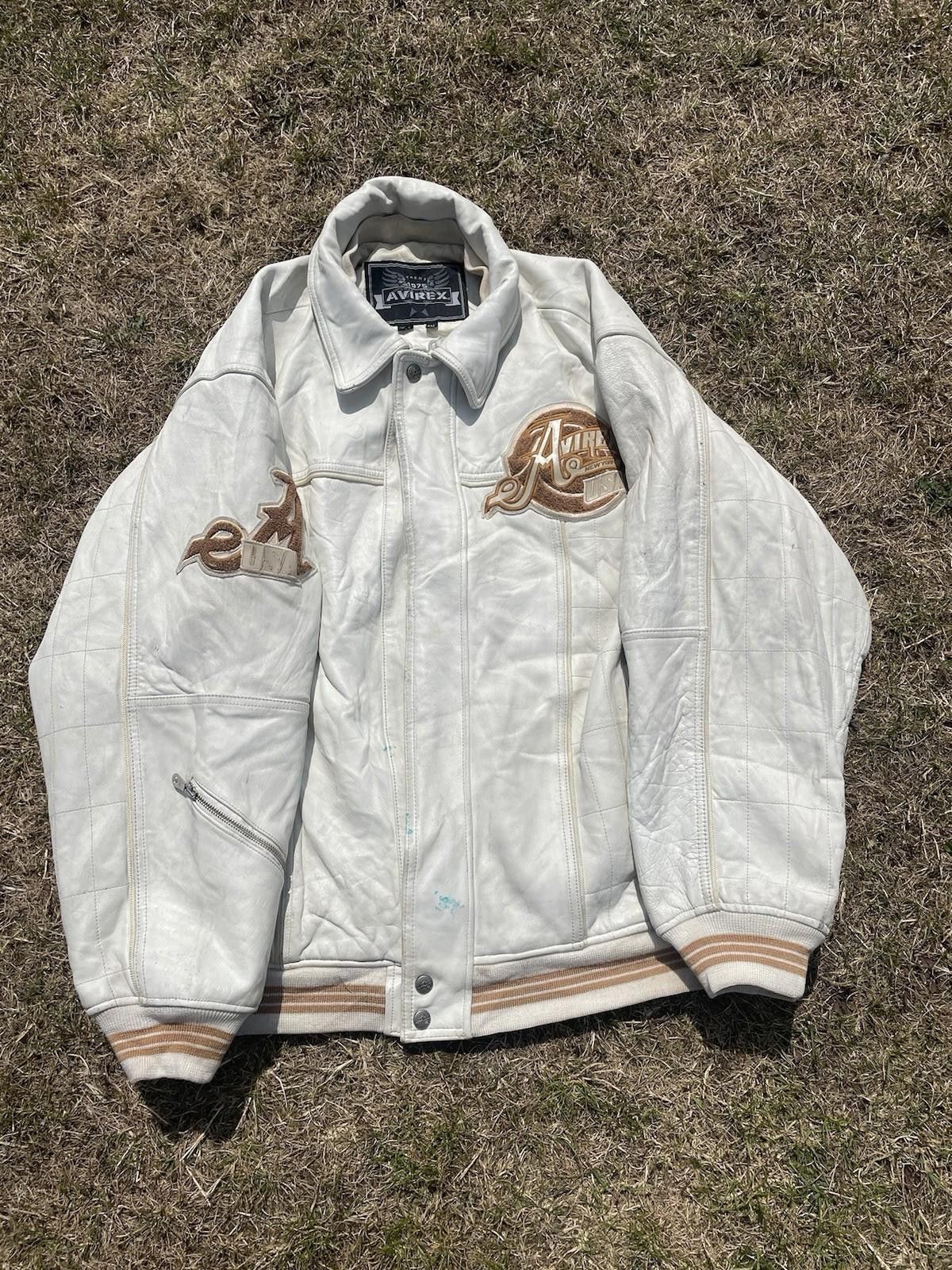 Avirex Vintage 90s Hip Hop Avirex Leather Jacket Size US XXL / EU 58 / 5 - 2 Thumbnail