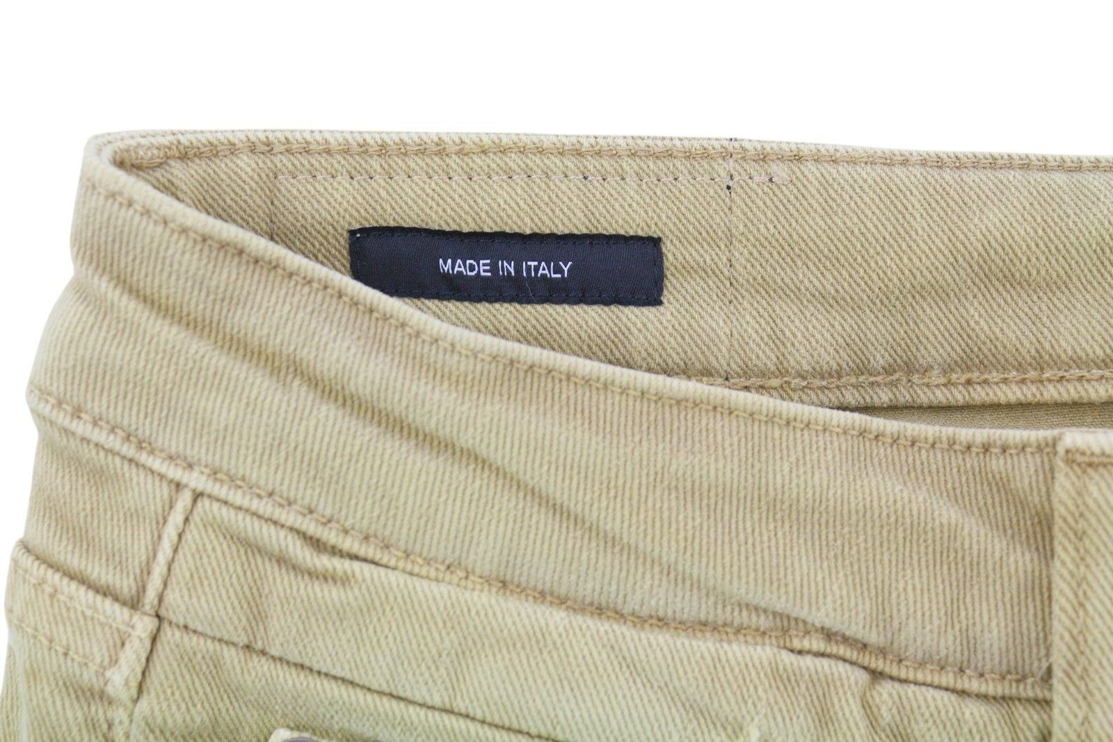 R13 BOY STRAIGHT 28 Khaki Stretch Cropped Light Ankled 86306 Size 28" / US 6 / IT 42 - 7 Thumbnail