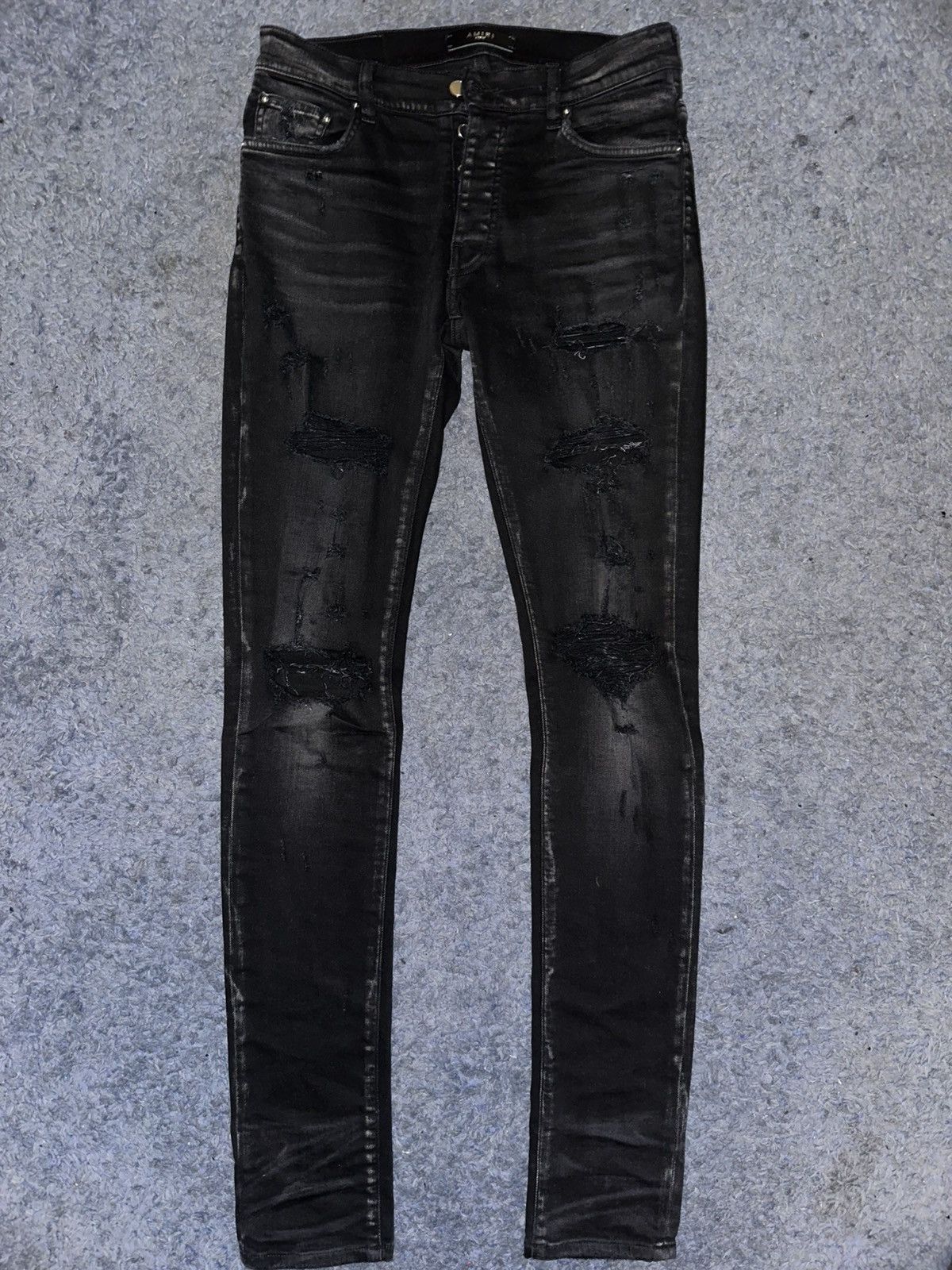 Amiri AMIRI Thrasher Plus Jeans “Aged Black” Size US 30 / EU 46 - 1 Thumbnail