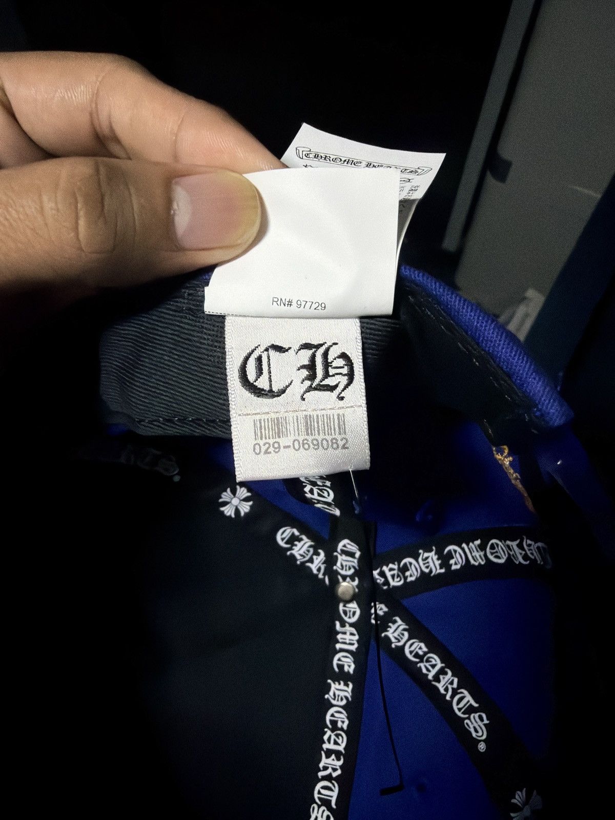 Chrome Hearts Chrome Hearts Baseball Hat Size ONE SIZE - 3 Thumbnail