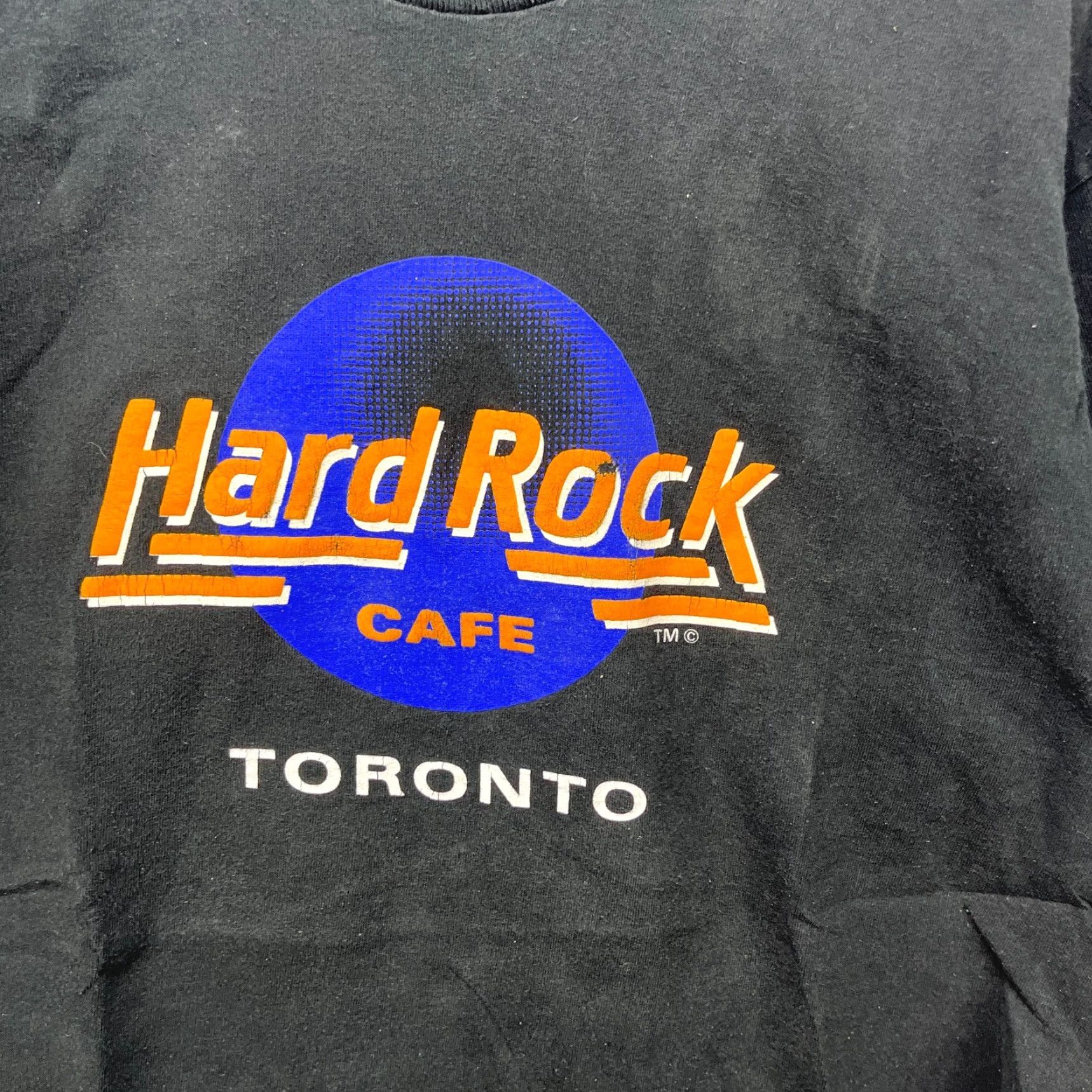 Hard Rock Cafe VINTAGE Hard Rock Cafe T-Shirt Toronto 90s Single Stitch Large Black Mens Made in Canada Size US L / EU 52-54 / 3 - 3 Thumbnail