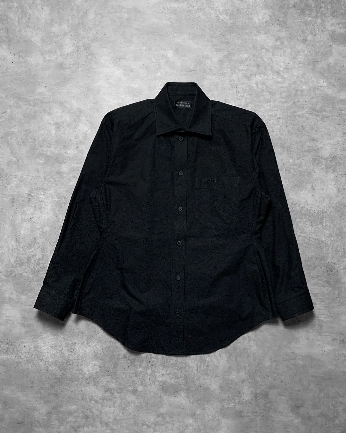Balenciaga Balenciaga Employee Uniform Buttoned Long-Sleeved Shirt - M Size US M / EU 48-50 / 2 - 1 Thumbnail