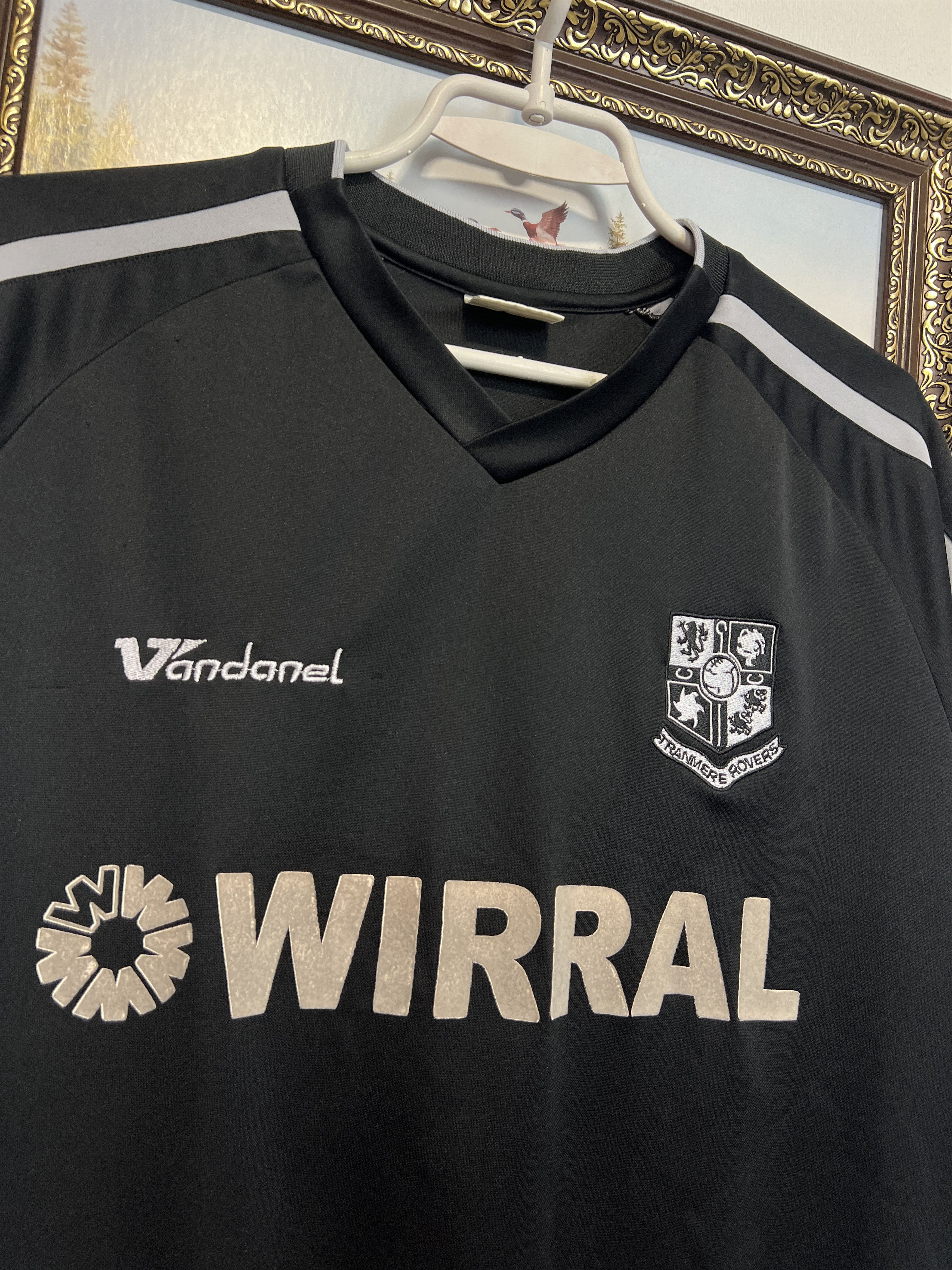 Vintage Tranmere Rovers football shirt Vandanel Soccer Jersey Trikot Size US L / EU 52-54 / 3 - 3 Thumbnail