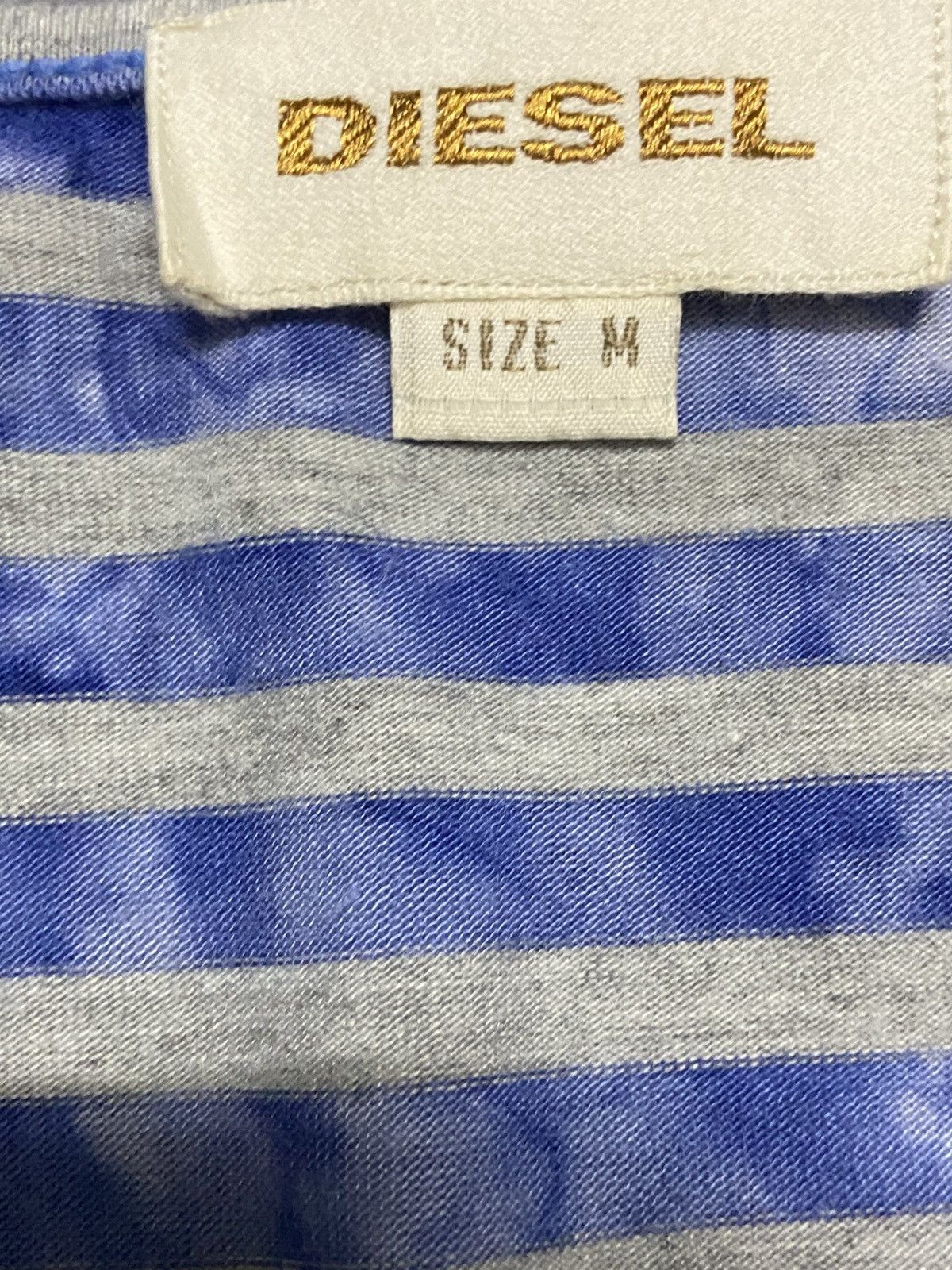 Diesel Diesel Striped Graphic Tshirt Size M / US 6-8 / IT 42-44 - 3 Thumbnail