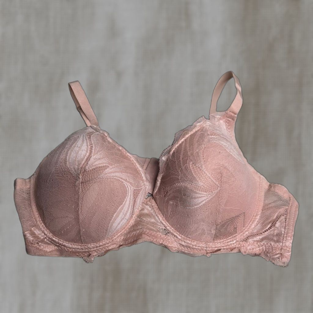 Calvin Klein Calvin Klein Seductive Comfort Unlined Pink Lace Bra 40C Women Size ONE SIZE - 1 Thumbnail