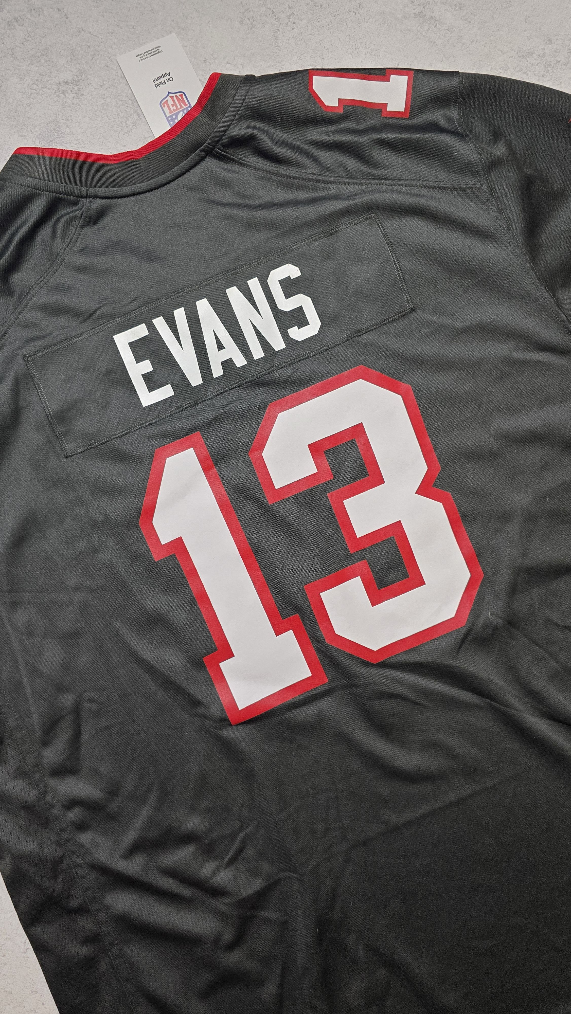 Nike Tampa Bay Buccaneers Mike Evans #13 Pewter Game NFL Jersey Size US XXL / EU 58 / 5 - 8 Thumbnail