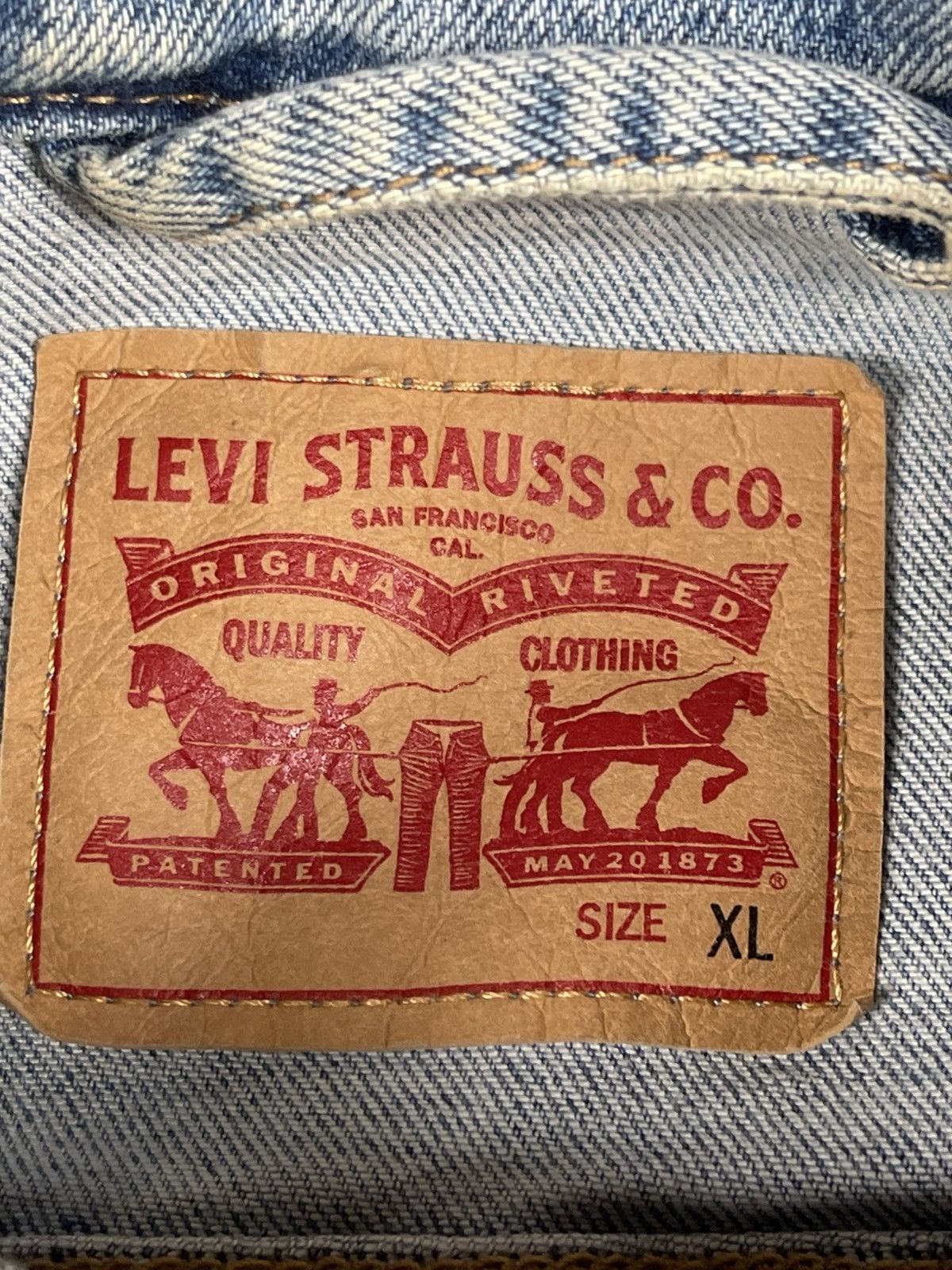 Levi's Levis Denim Jacket Type 3 Size XS / US 0-2 / IT 36-38 - 2 Thumbnail