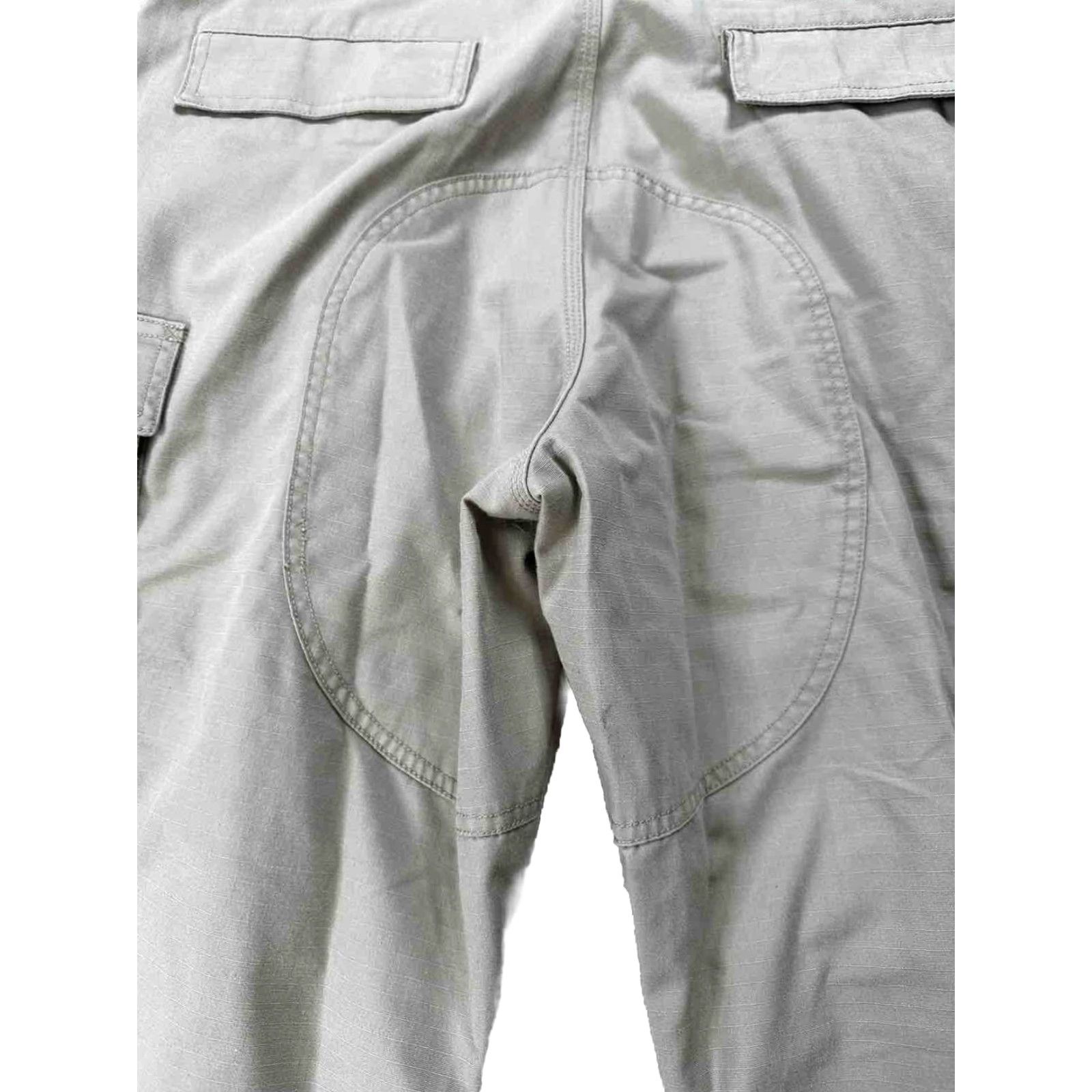 Vintage 5.11 Tactical Pants Cargo 35.5-39x32 Reg Beige Canvas Cotton Mens Regular Inseam 32 Pockets 90s Marine American Workwear Size US 33 - 5 Thumbnail
