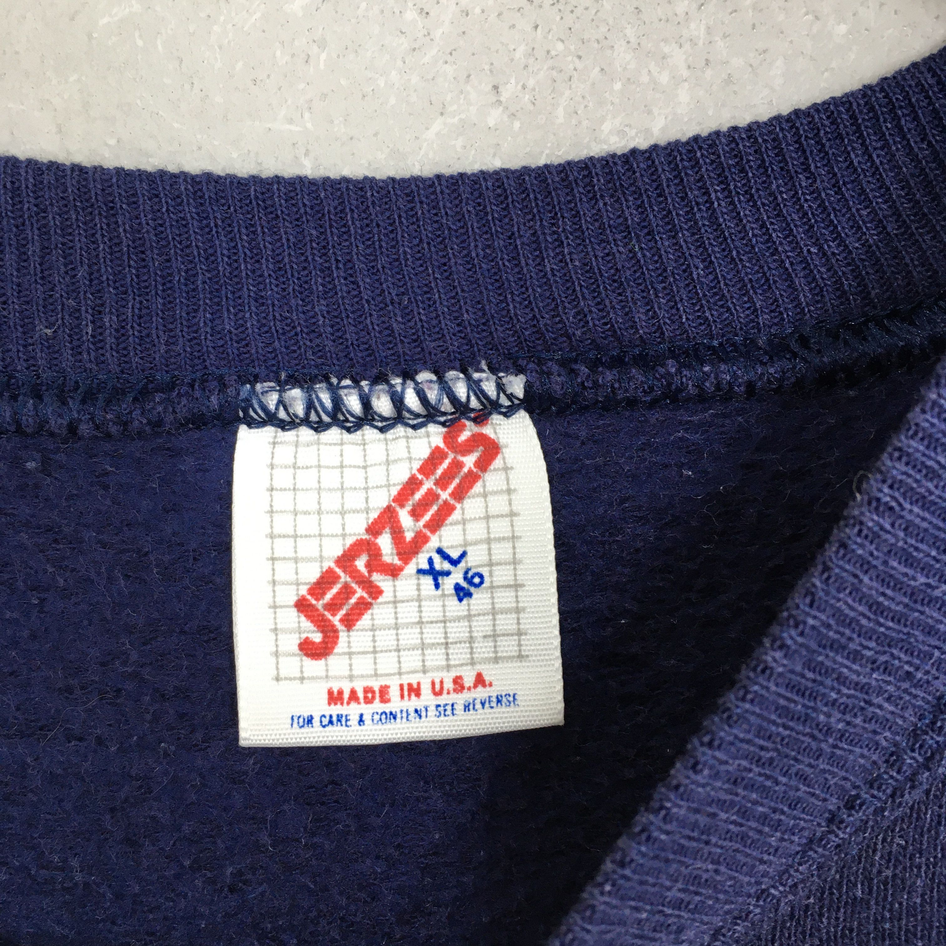 Vintage Vintage 90's Irish Blue Sweatshirt XLarge Size US XL / EU 56 / 4 - 5 Thumbnail