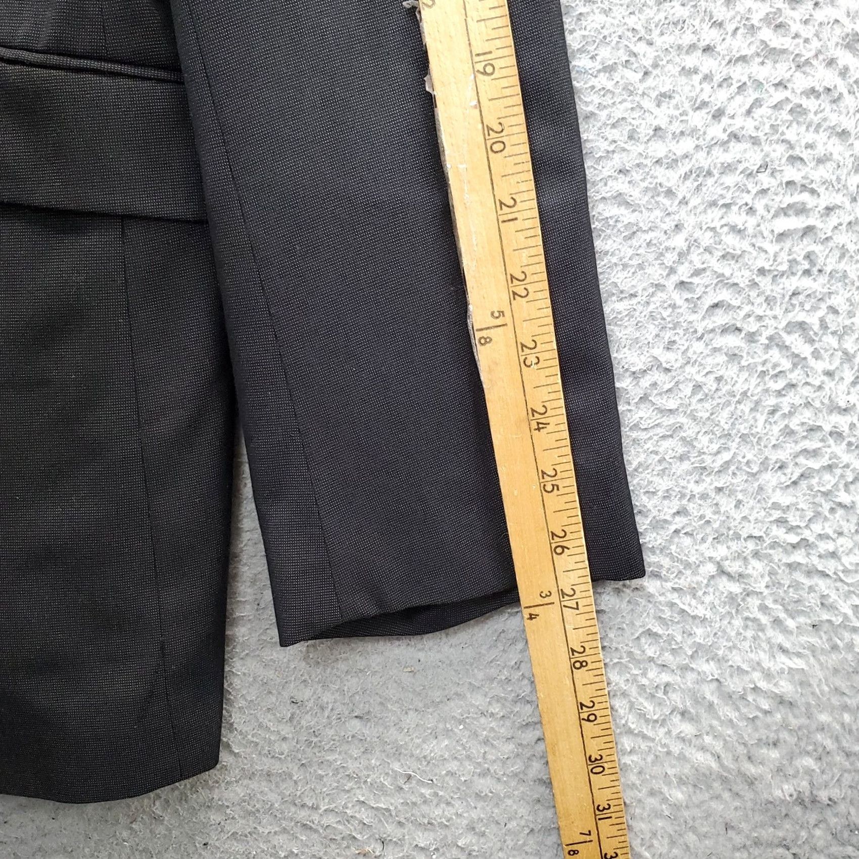 Kenneth Cole Kenneth Cole Reaction Blazer Jacket Mens 46L Black Formal Single Breasted EUC Shirt Size 46R - 5 Thumbnail