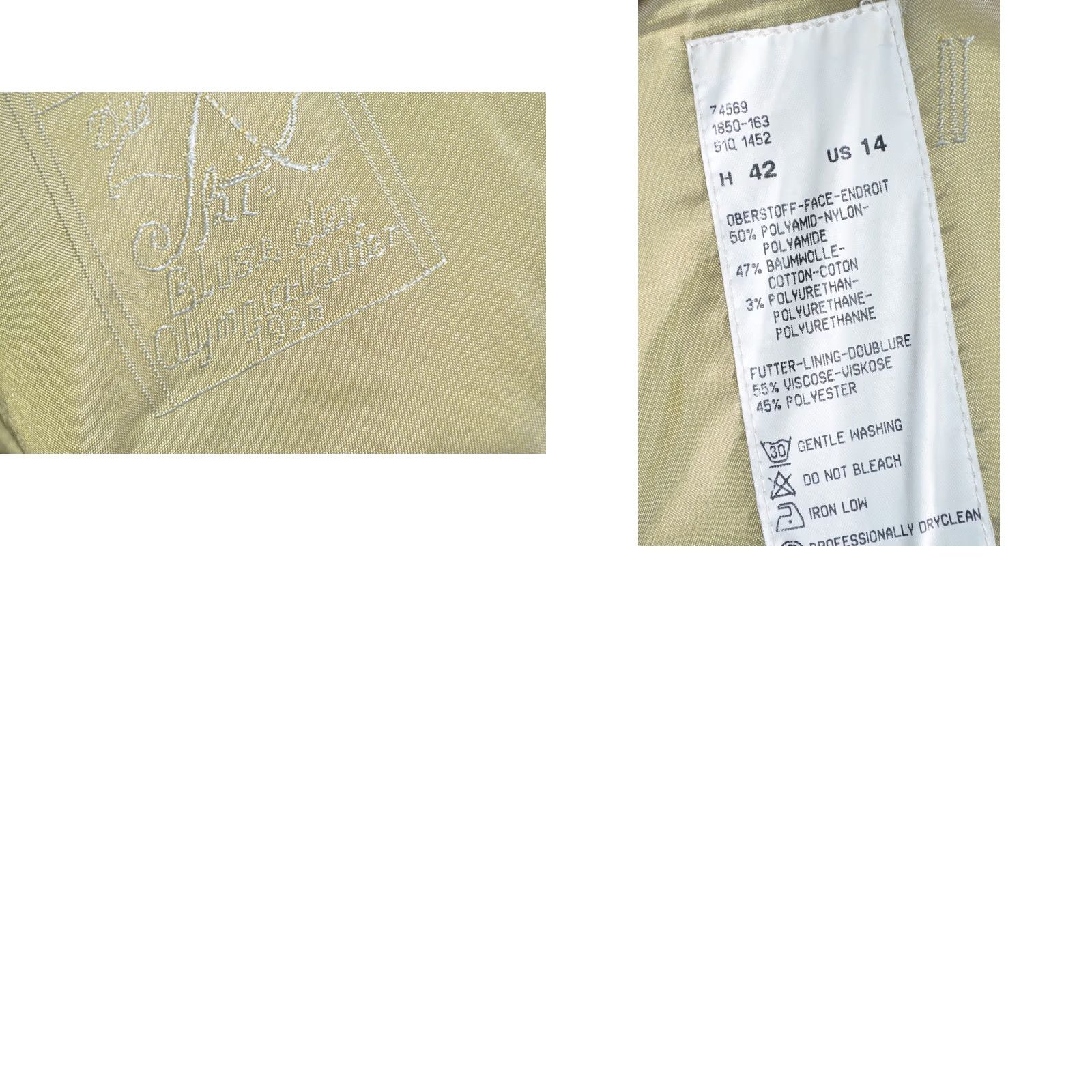 Bogner VINTAGE Bogner Coat Women Long Beige 42 Size M / US 6-8 / IT 42-44 - 8 Thumbnail