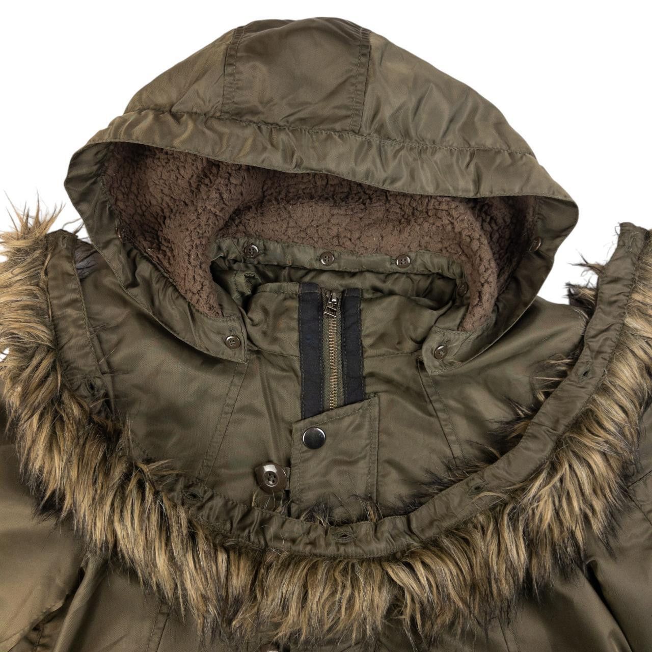 PPFM Vintage PPFM Fur Hood Zip Up Jacket Size M Size US M / EU 48-50 / 2 - 7 Thumbnail