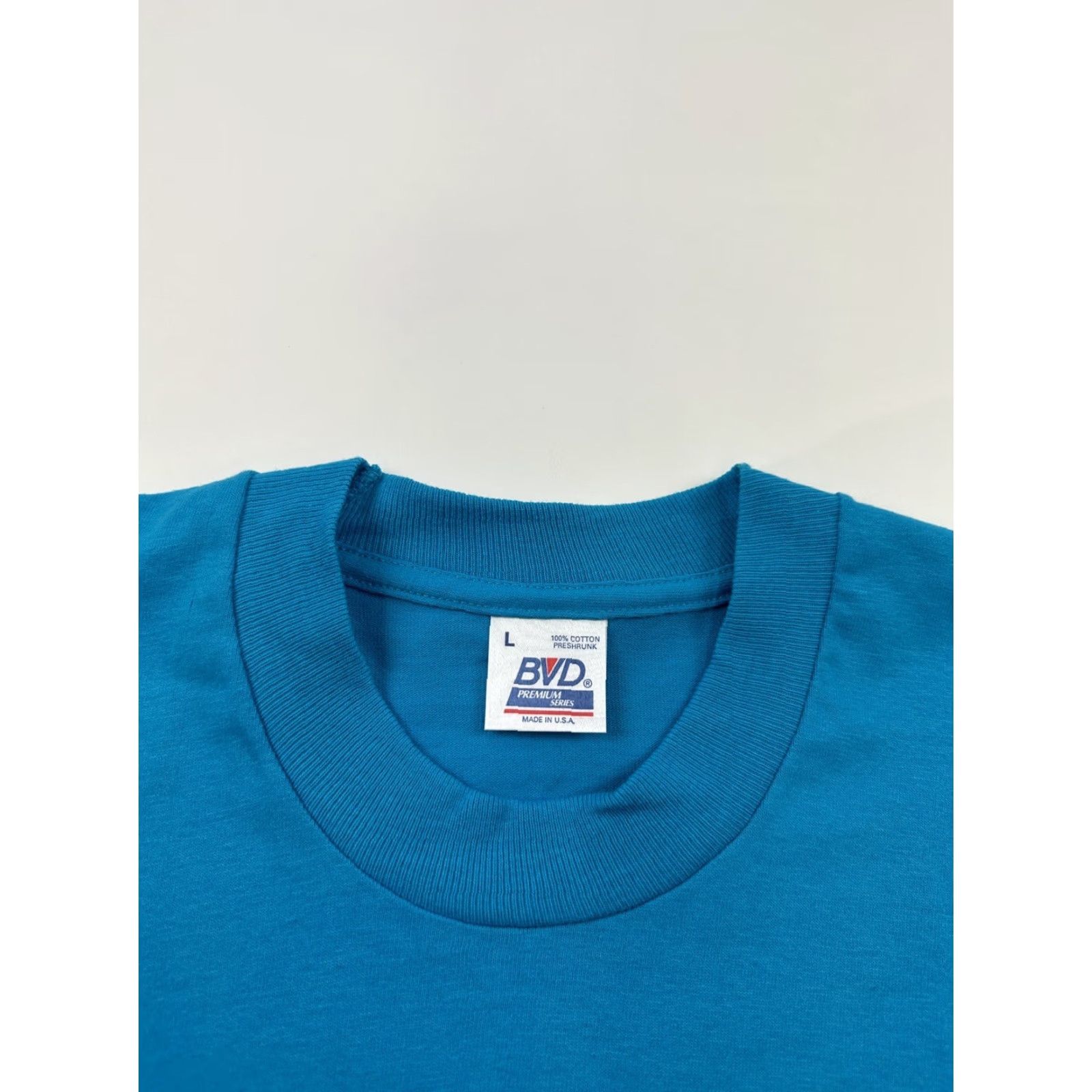 Vintage VINTAGE BVD Shirt Men’s Large Blue Single Stitch USA 90s Mens Size US L / EU 52-54 / 3 - 3 Thumbnail