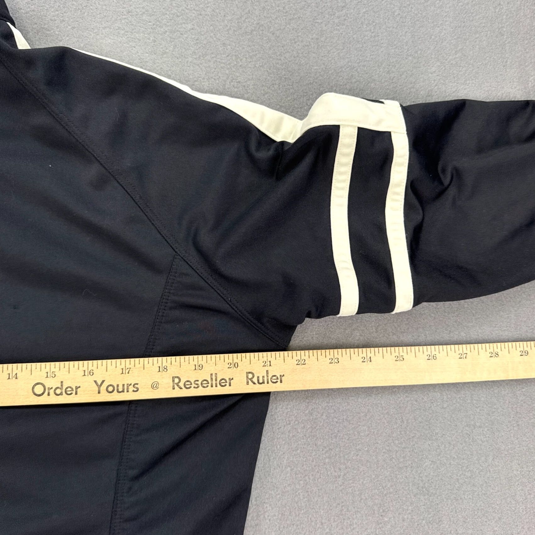 Nike VINTAGE Nike Track Jacket Womens XL Black Satin Full Zip Grunge Y2K Punk Size XL / US 12-14 / IT 48-50 - 5 Thumbnail