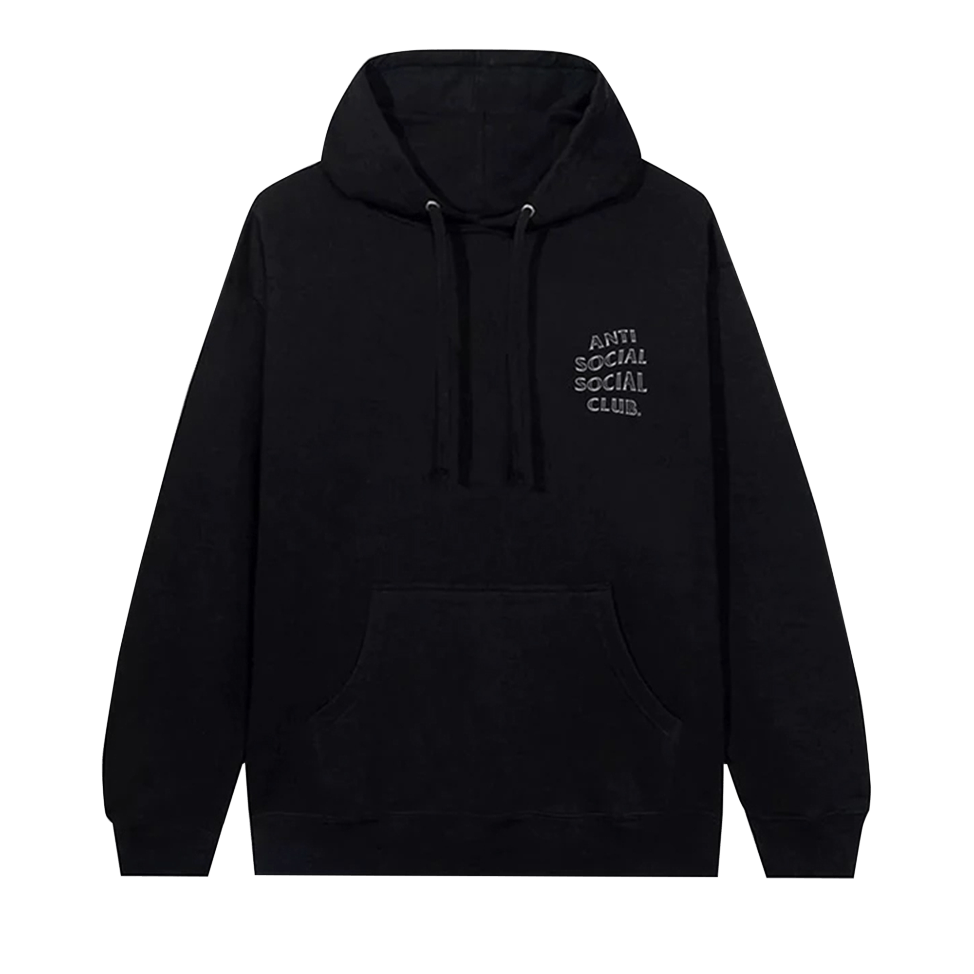 image of Anti Social Social Club Burnouts Hoodie Black, Men's (Size Medium)