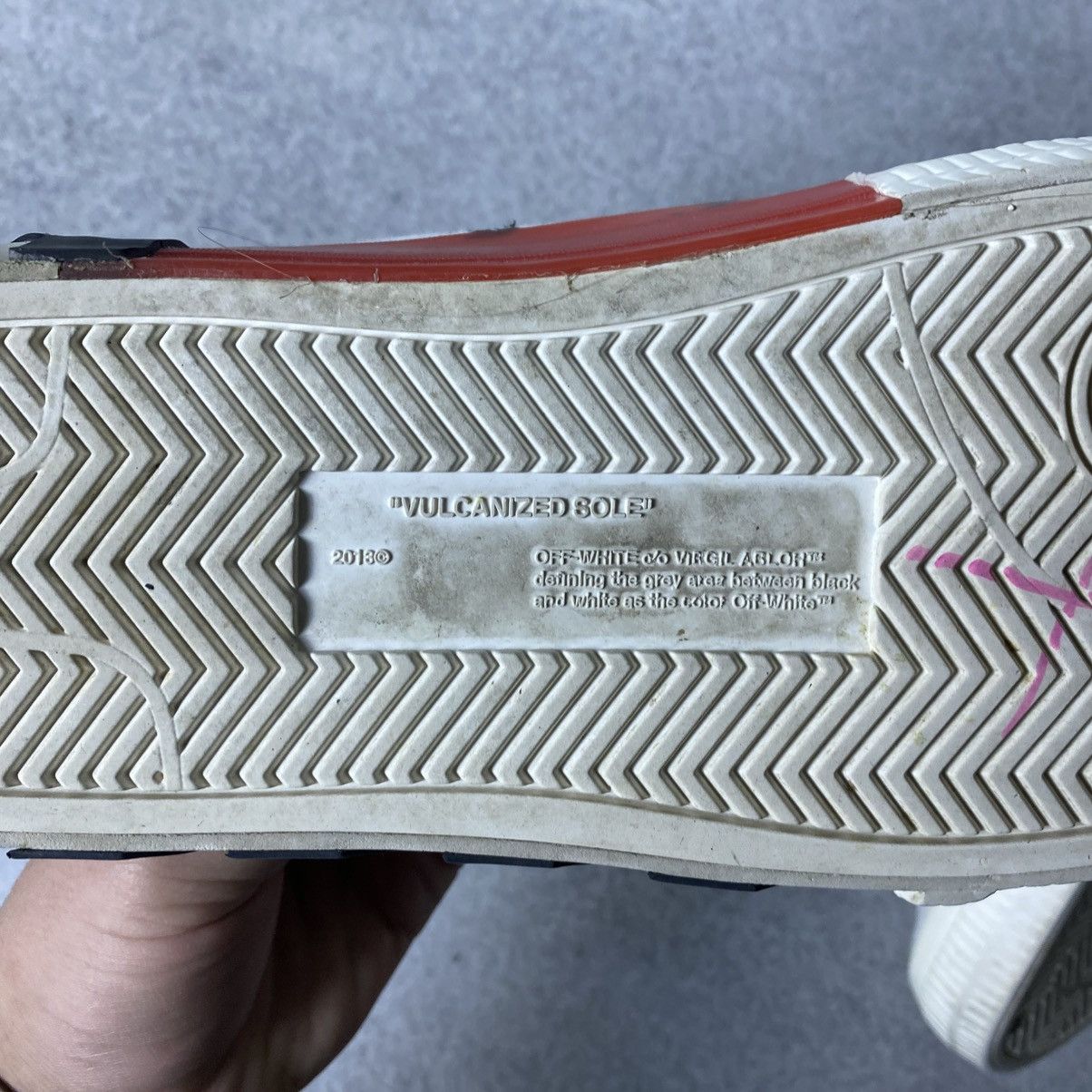 Off-White Off-White Sneakers Vulcanized Black White Canvas Size US 10 / EU 43 - 10 Thumbnail