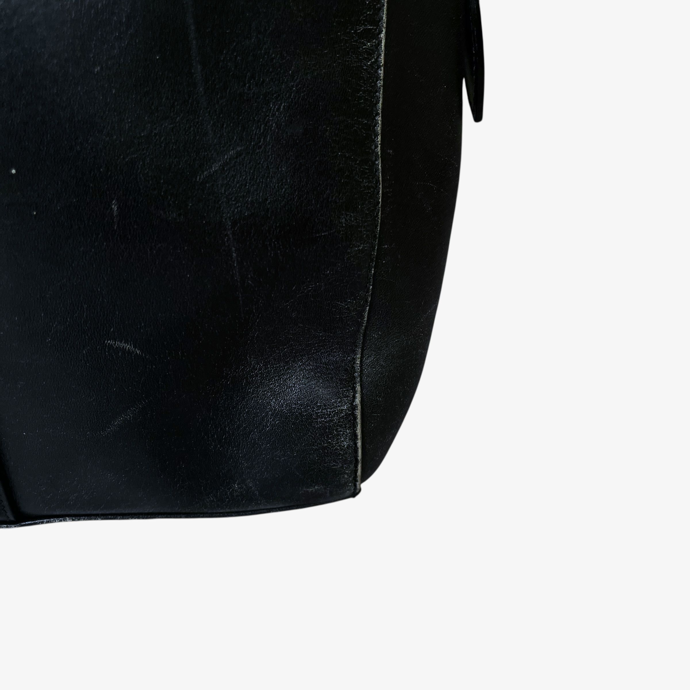 Etienne Aigner Vintage 90s Etienne Aigner Black Leather Handbag Size ONE SIZE - 8 Thumbnail