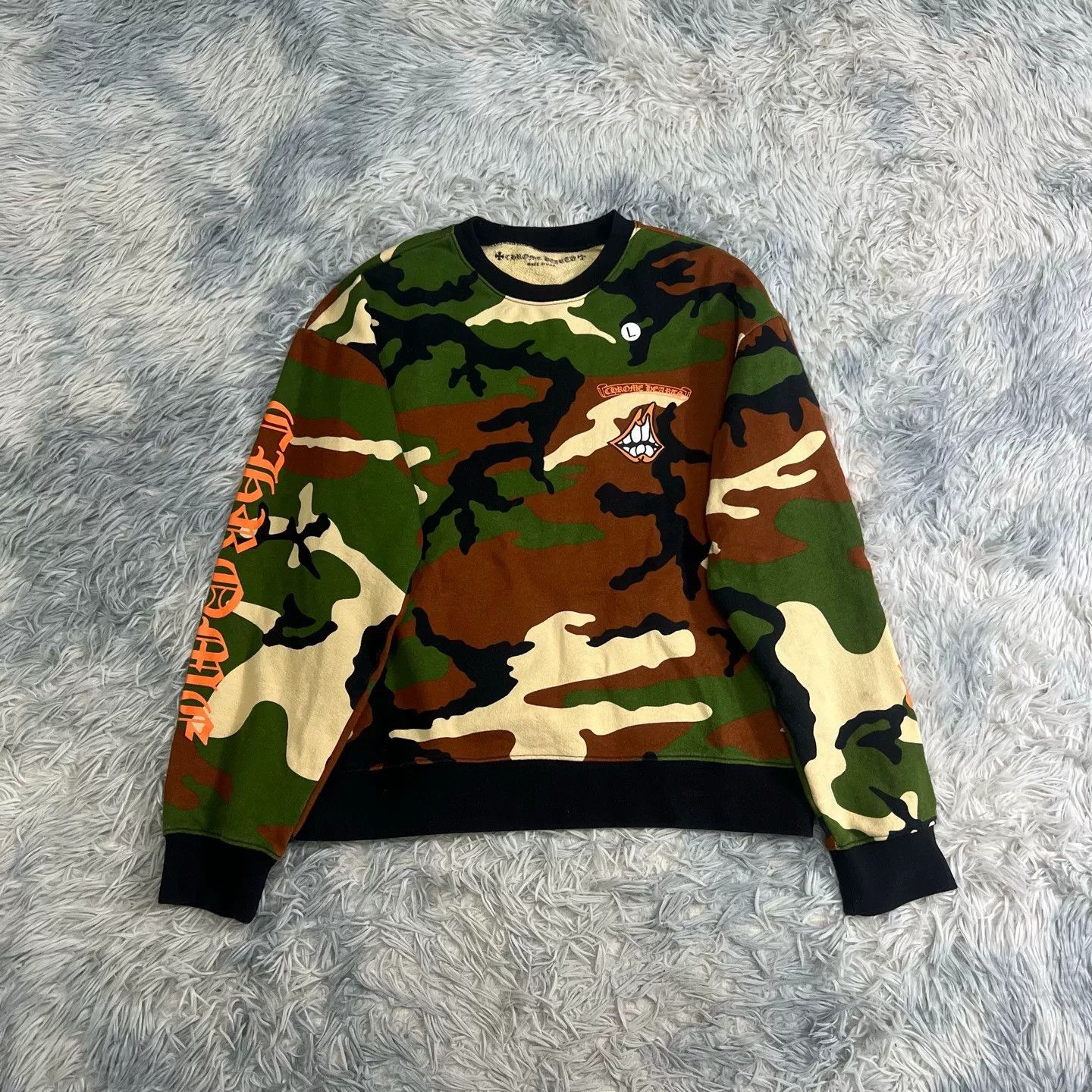 Chrome Hearts Chrome Hearts Mattyboy Camo Sweatshirt Size US L / EU 52-54 / 3 - 1 Thumbnail