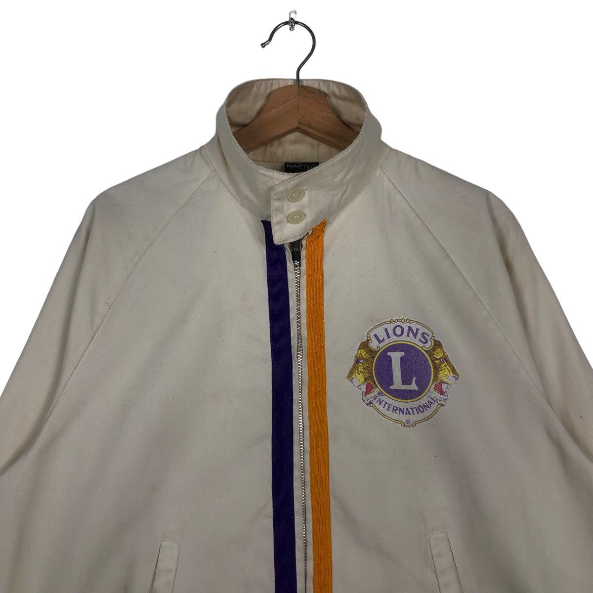 Vintage 🔥80’s Vintage Larimore Lions Club North Dakota Big Logo Size US L / EU 52-54 / 3 - 3 Thumbnail