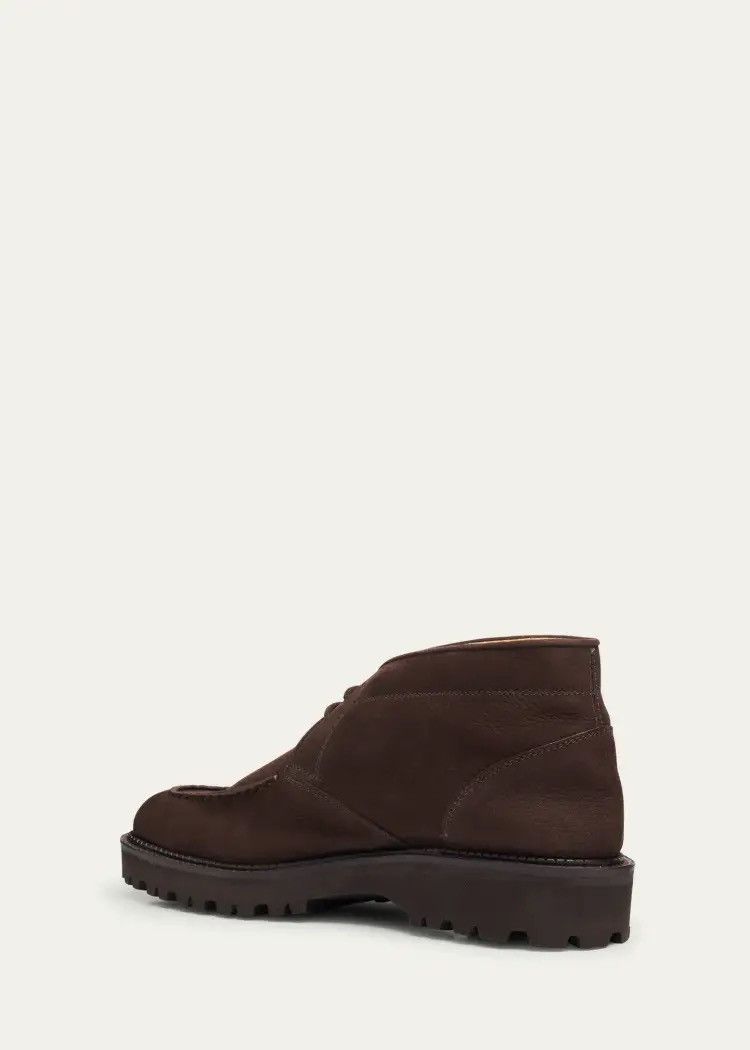 John Lobb Field Nubuck Leather Chukka Boots Size US 10 / EU 43 - 3 Thumbnail