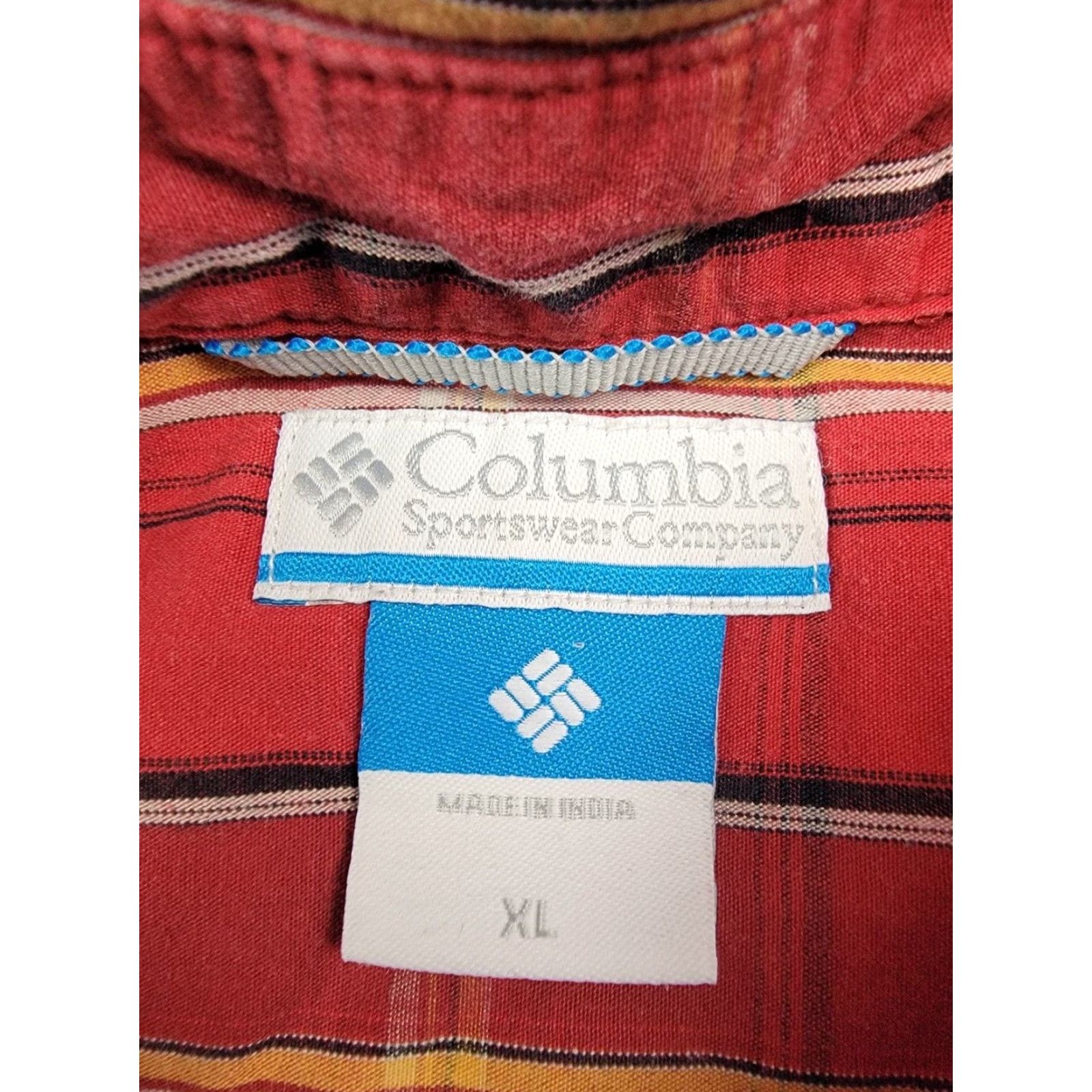 Vintage Columbia Shirt Mens XL Red Plaid Long Sleeve Button Down Outdoor Casual Size US XL / EU 56 / 4 - 2 Thumbnail