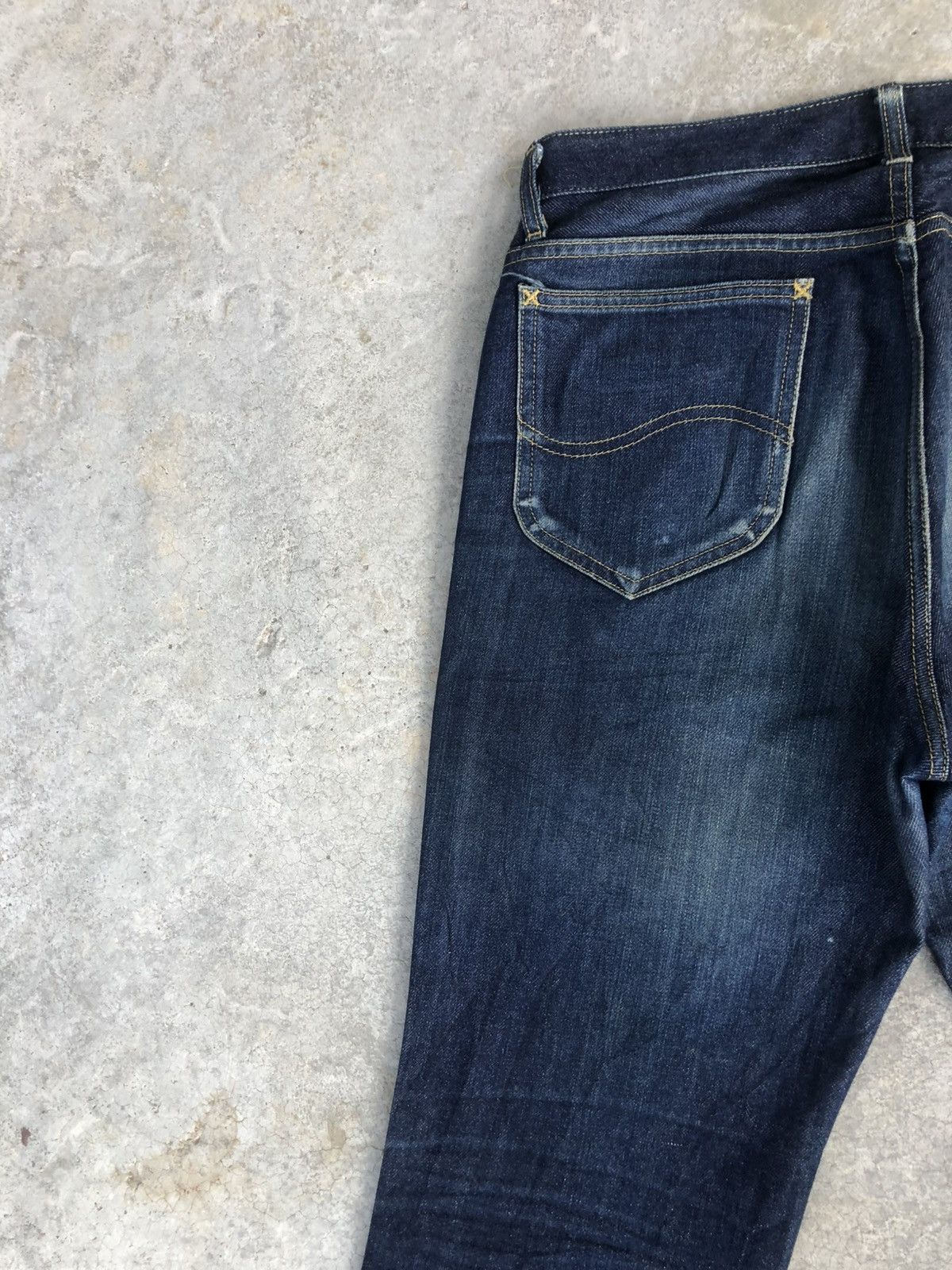 If Six Was Nine Japanese Lee Flared Jeans Distressed Denim Size US 32 / EU 48 - 9 Thumbnail