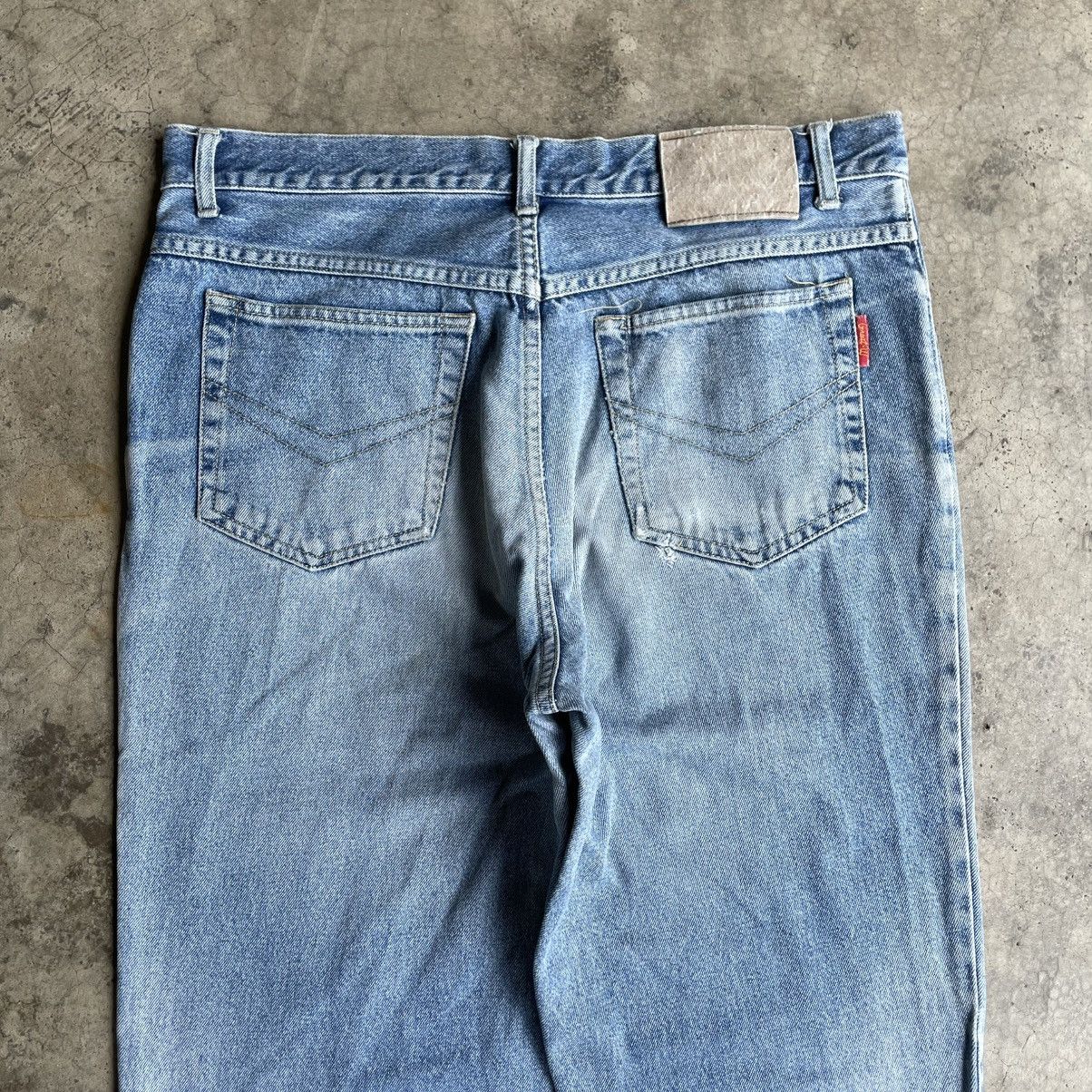 Vintage 🔥Vintage Great White Stoned Washed Ripped Distress Jeans Size US 34 / EU 50 - 5 Thumbnail