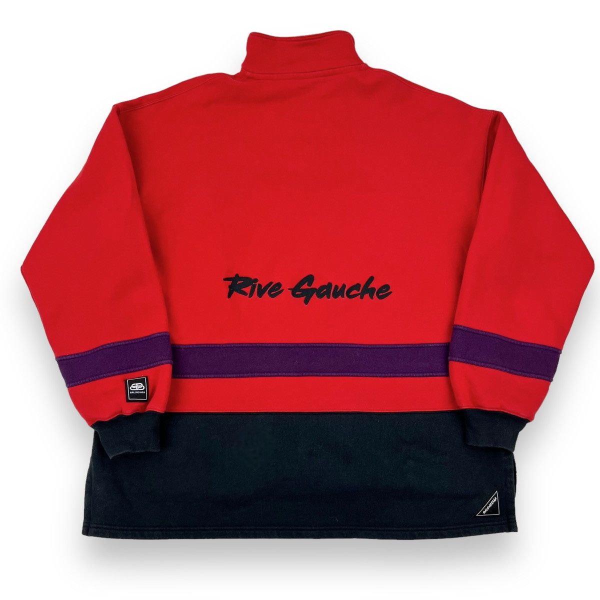 Balenciaga Balenciaga Rive Gauci 1/4 Zip Size US M / EU 48-50 / 2 - 3 Thumbnail