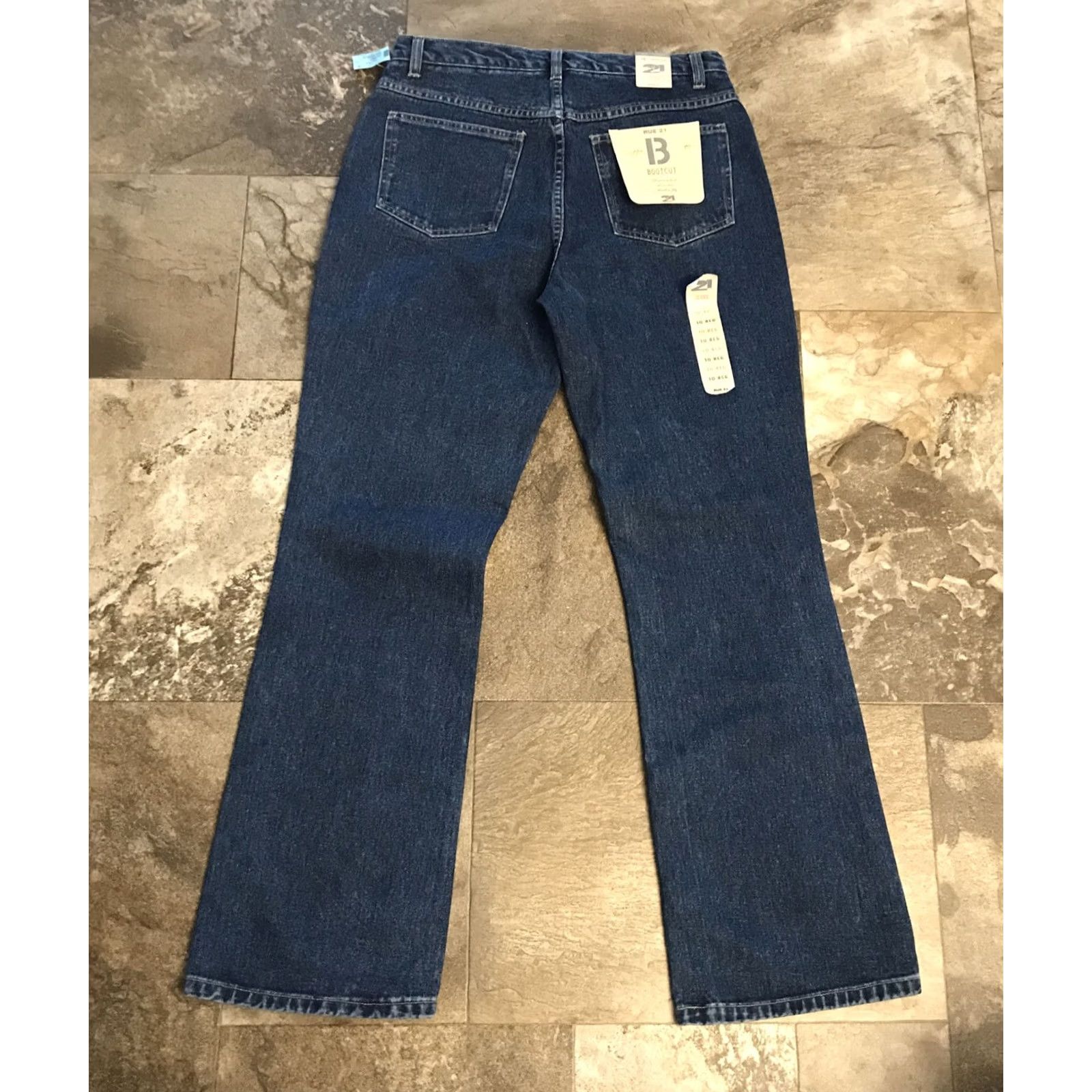 Vintage Rue 21 Jeans Bootcut Denim NWT Size 10 Regular Women’s Cotton 32W 31.5 Inseam Blue Size 32" / US 10 / IT 46 - 4 Thumbnail