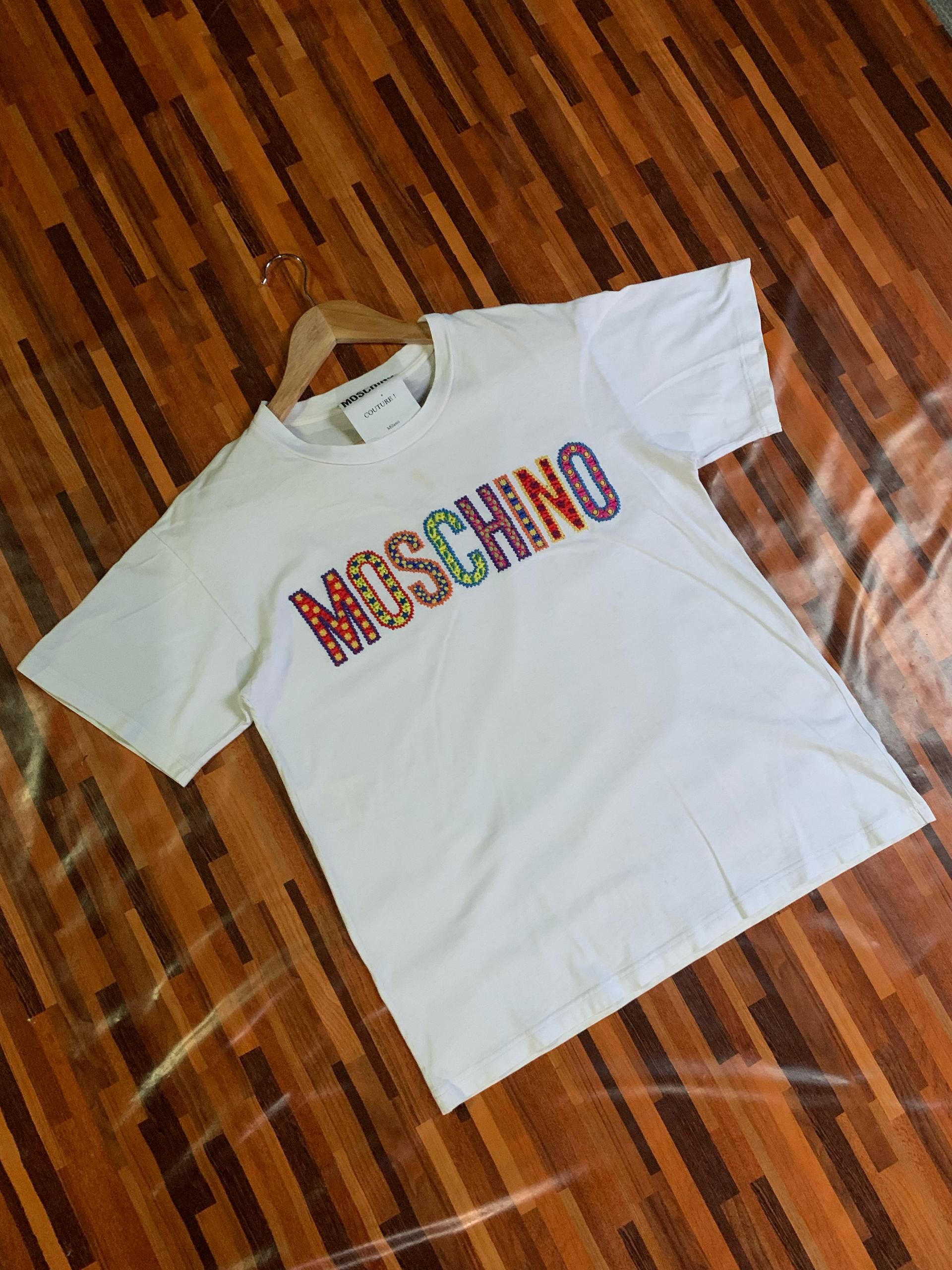 Moschino MOSCHINO Men T-Shirts 251ZZ07020241 1001 White