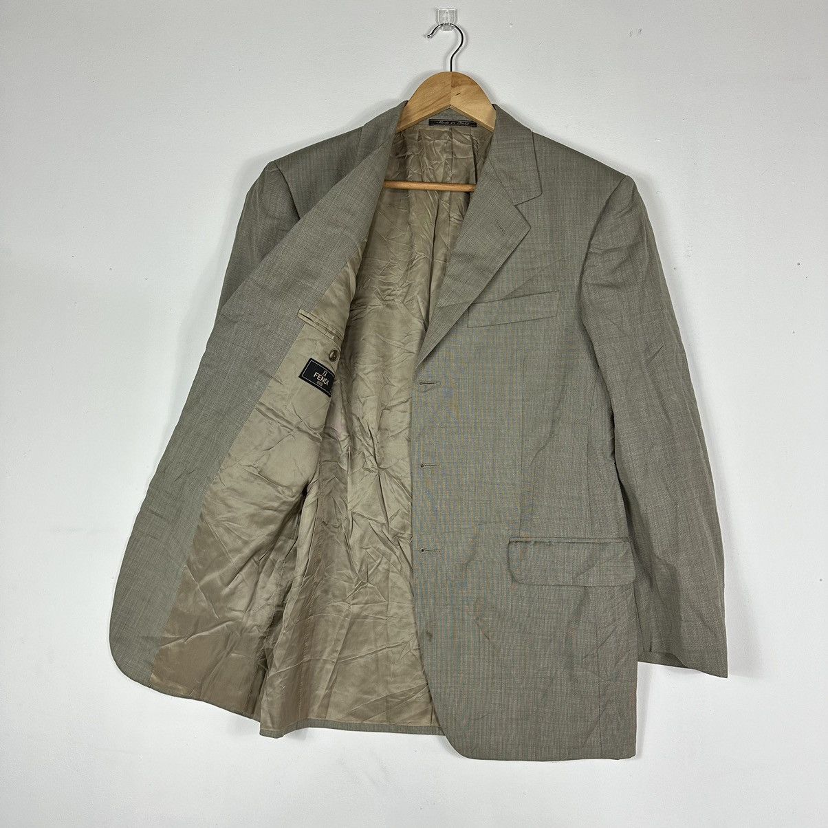 Designer × Fendi × Vintage FENDI BLAZER Size 48R - 7 Thumbnail
