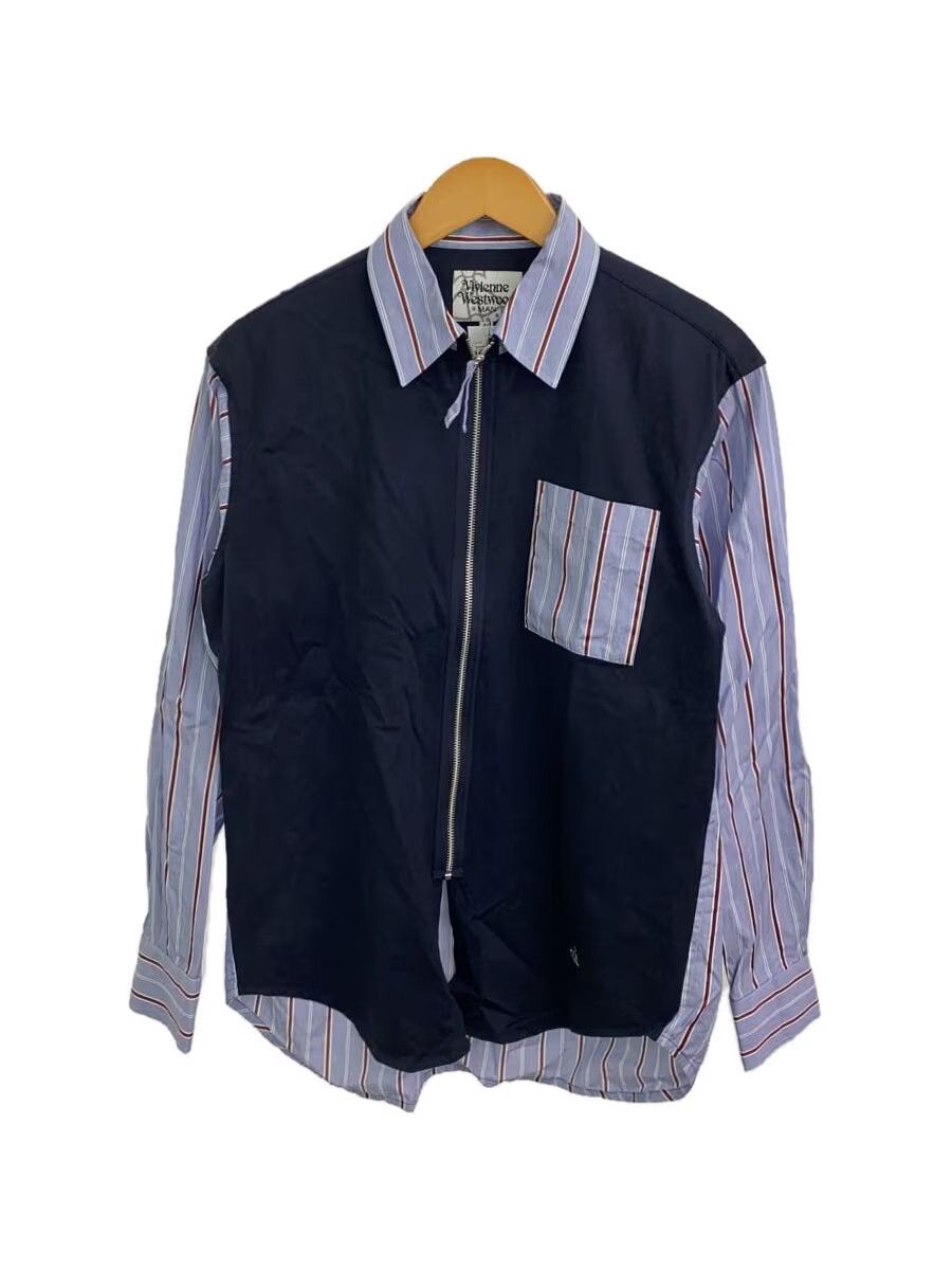 Vivienne Westwood Reconstructed Zip Striped Shirt Size US S / EU 44-46 / 1 - 1 Thumbnail