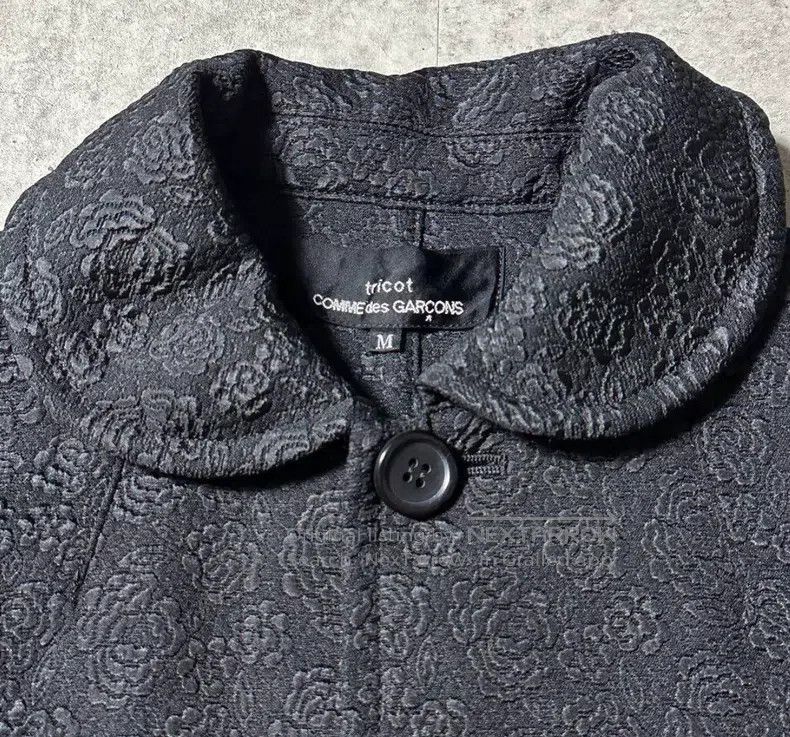 Comme des Garcons Comme Des Garcons Round-neck floral embroidered wool jacke Size M / US 6-8 / IT 42-44 - 4 Thumbnail