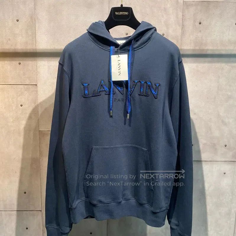 Lanvin Lanvin Men's Winter Cotton Long Sleeve Hoodie . Size US M / EU 48-50 / 2 - 1 Thumbnail