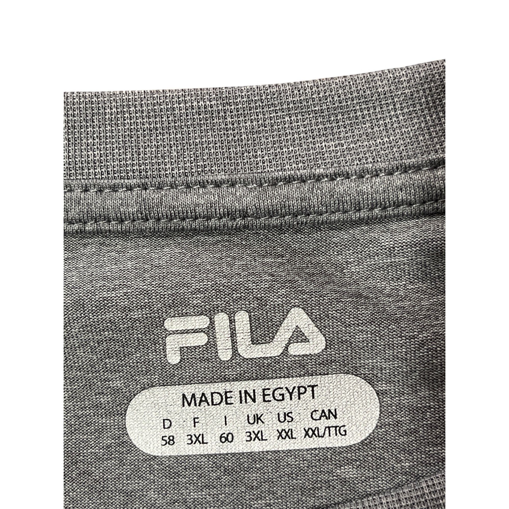 Other Fila Mens Gray T-Shirt 3XL Crewneck Athletic Fit Polyester/S Size US XXL / EU 58 / 5 - 3 Thumbnail