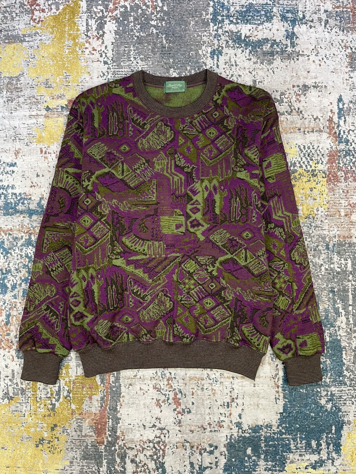 Japanese Brand Vintage Laurel Valley Native Sweater Size US S / EU 44-46 / 1 - 1 Thumbnail